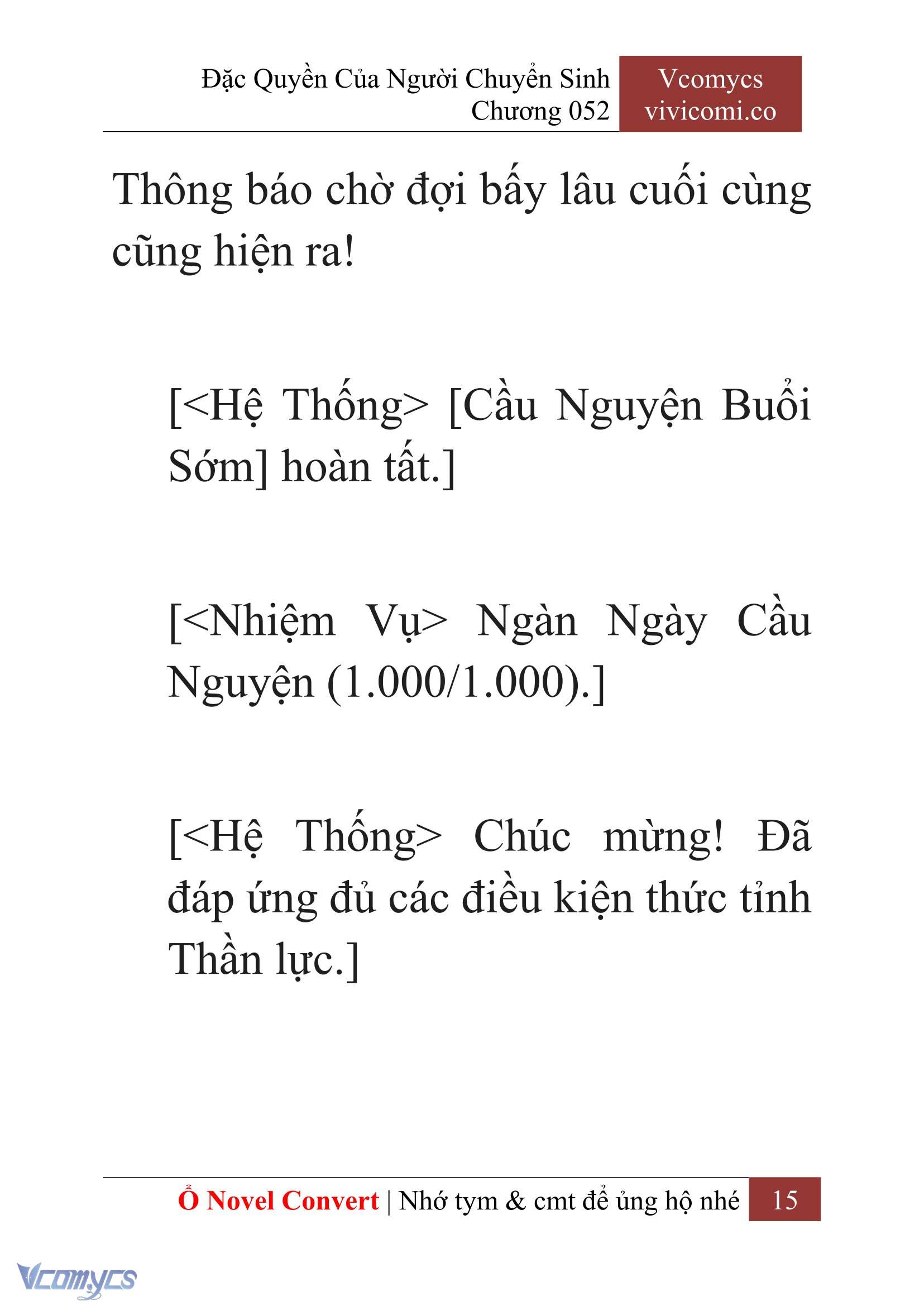 [Novel] Đặc Quyền Của Người Chuyển Sinh Chapter 52 - Trang 17