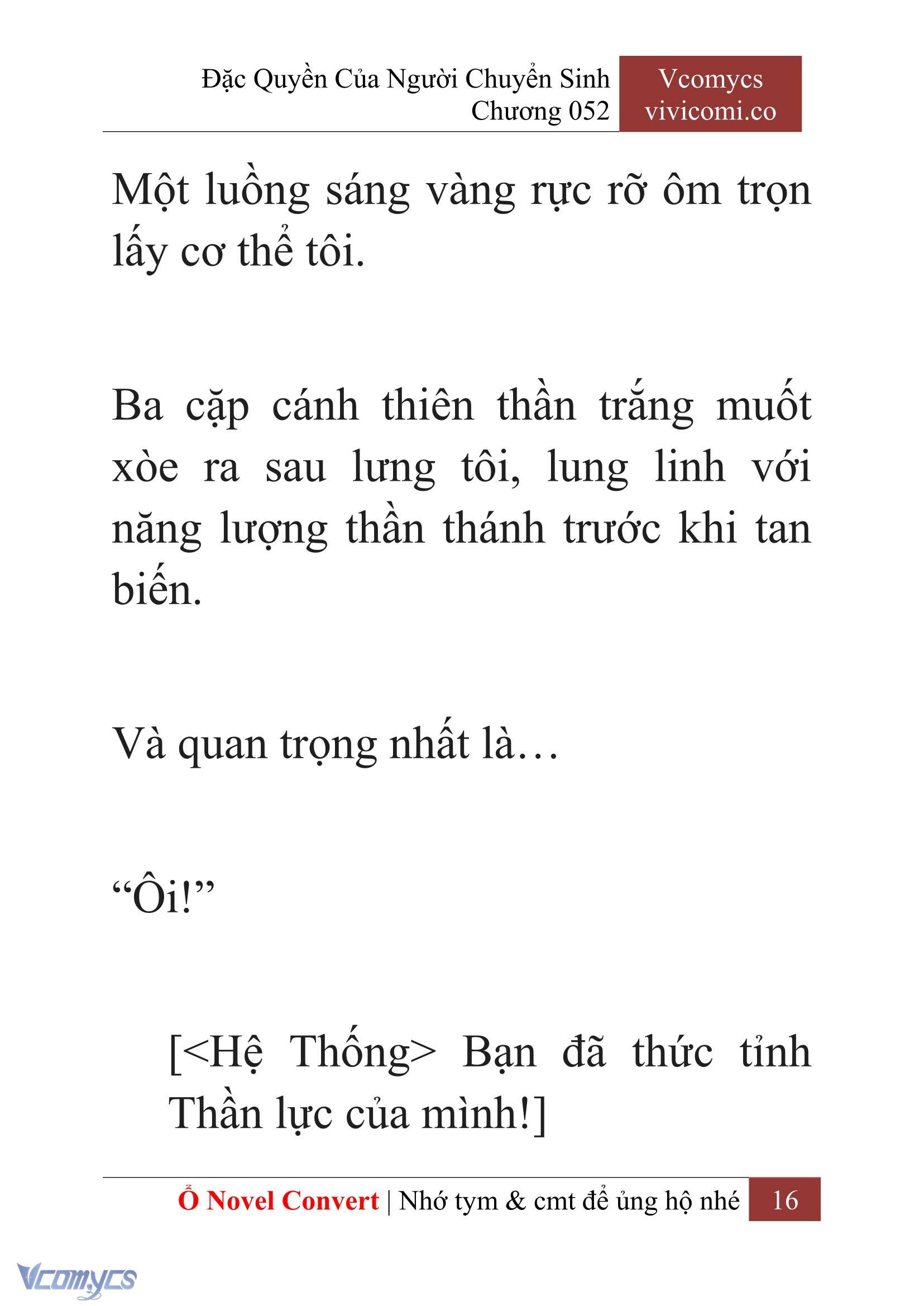[Novel] Đặc Quyền Của Người Chuyển Sinh Chapter 52 - Trang 18