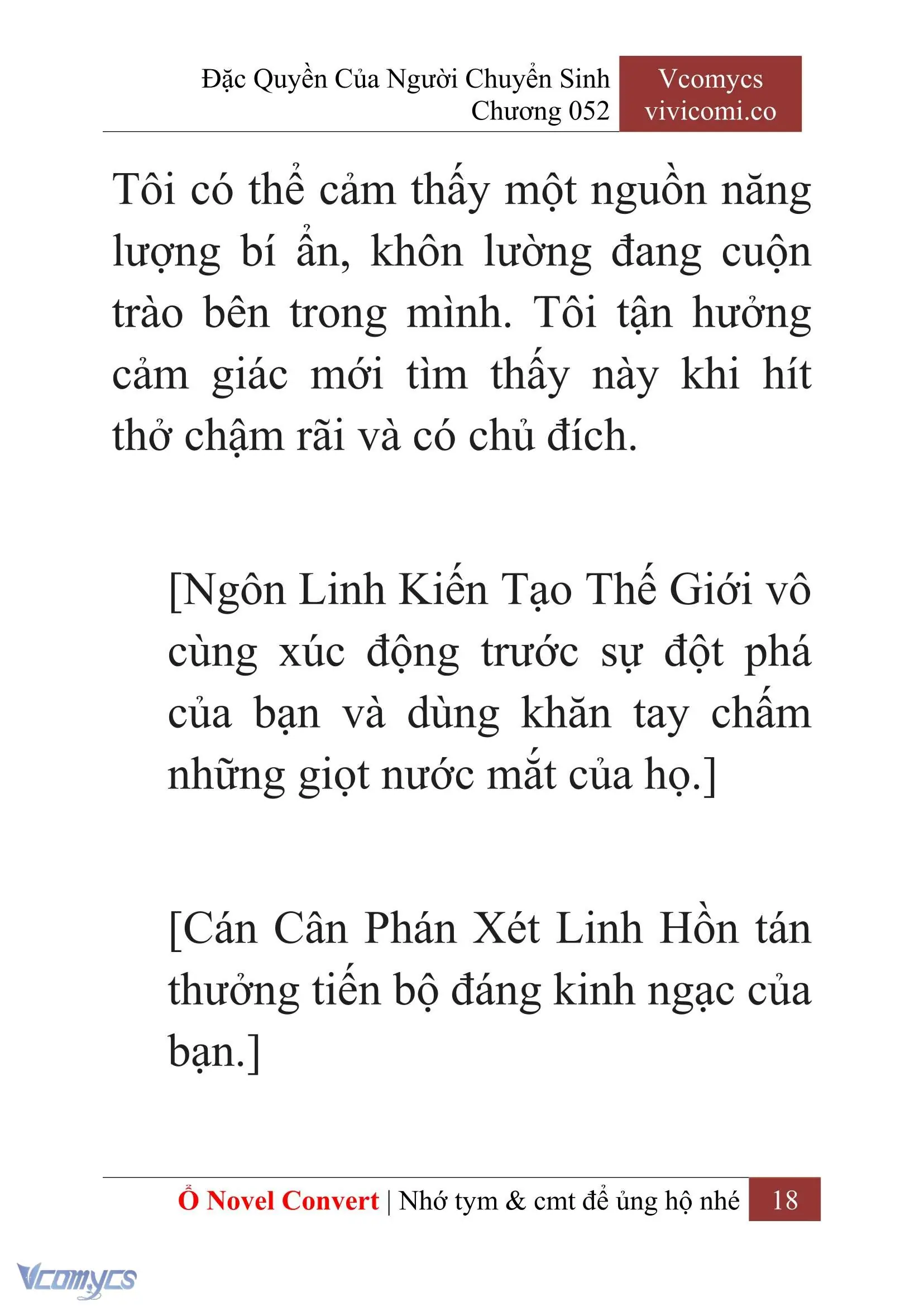 [Novel] Đặc Quyền Của Người Chuyển Sinh Chapter 52 - Trang 20