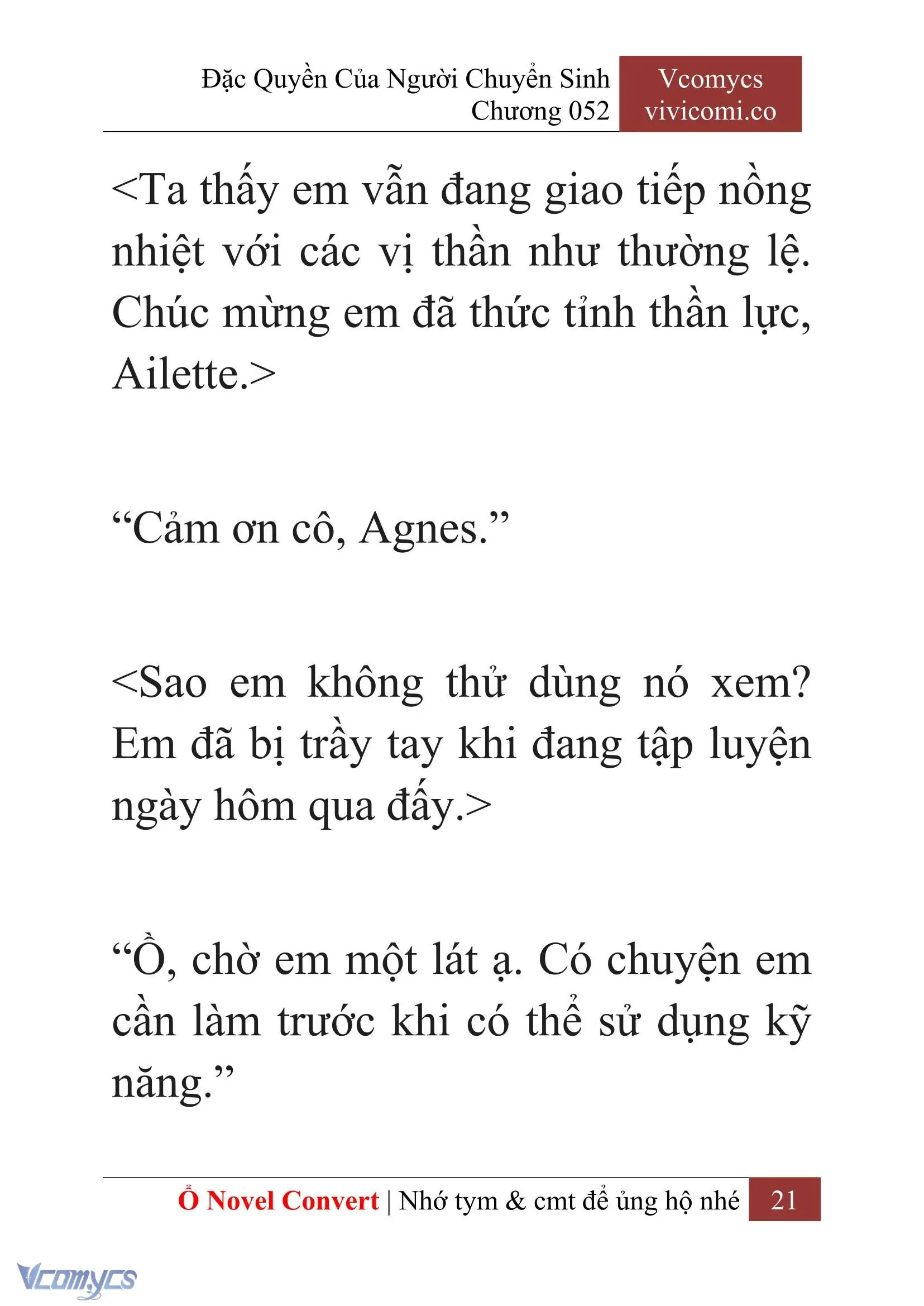 [Novel] Đặc Quyền Của Người Chuyển Sinh Chapter 52 - Trang 23