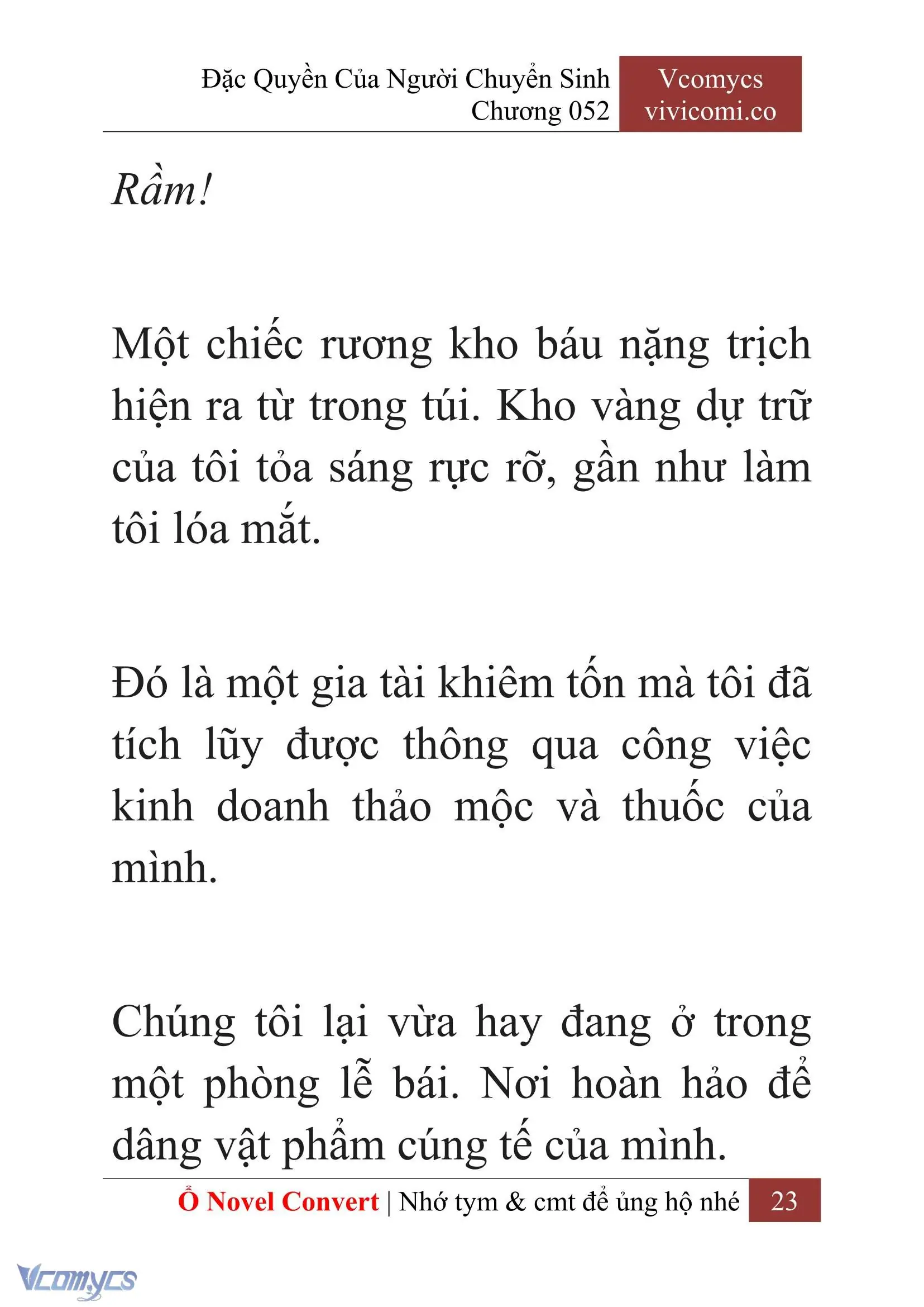 [Novel] Đặc Quyền Của Người Chuyển Sinh Chapter 52 - Trang 25