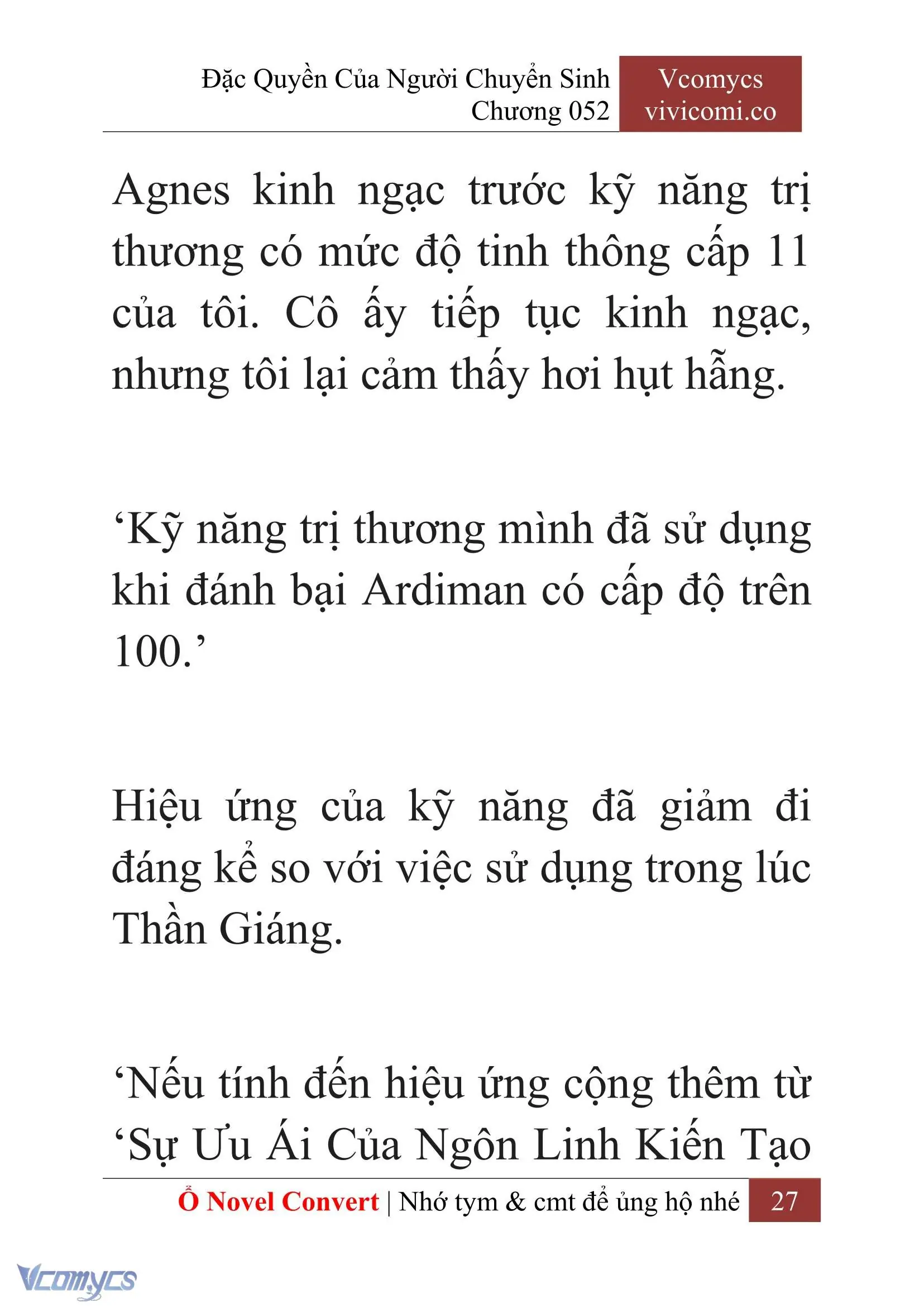 [Novel] Đặc Quyền Của Người Chuyển Sinh Chapter 52 - Trang 29
