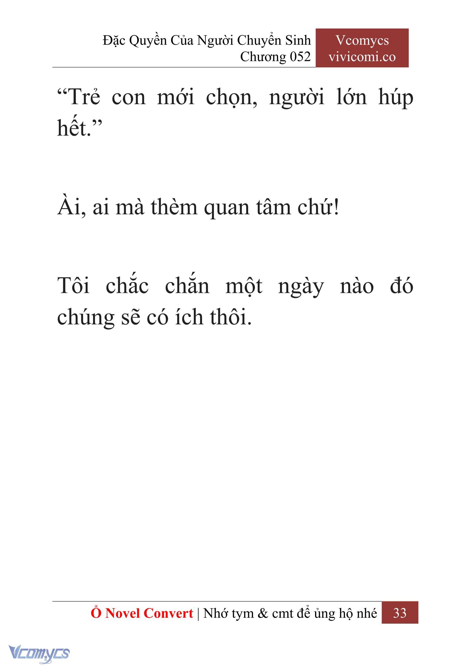 [Novel] Đặc Quyền Của Người Chuyển Sinh Chapter 52 - Trang 35