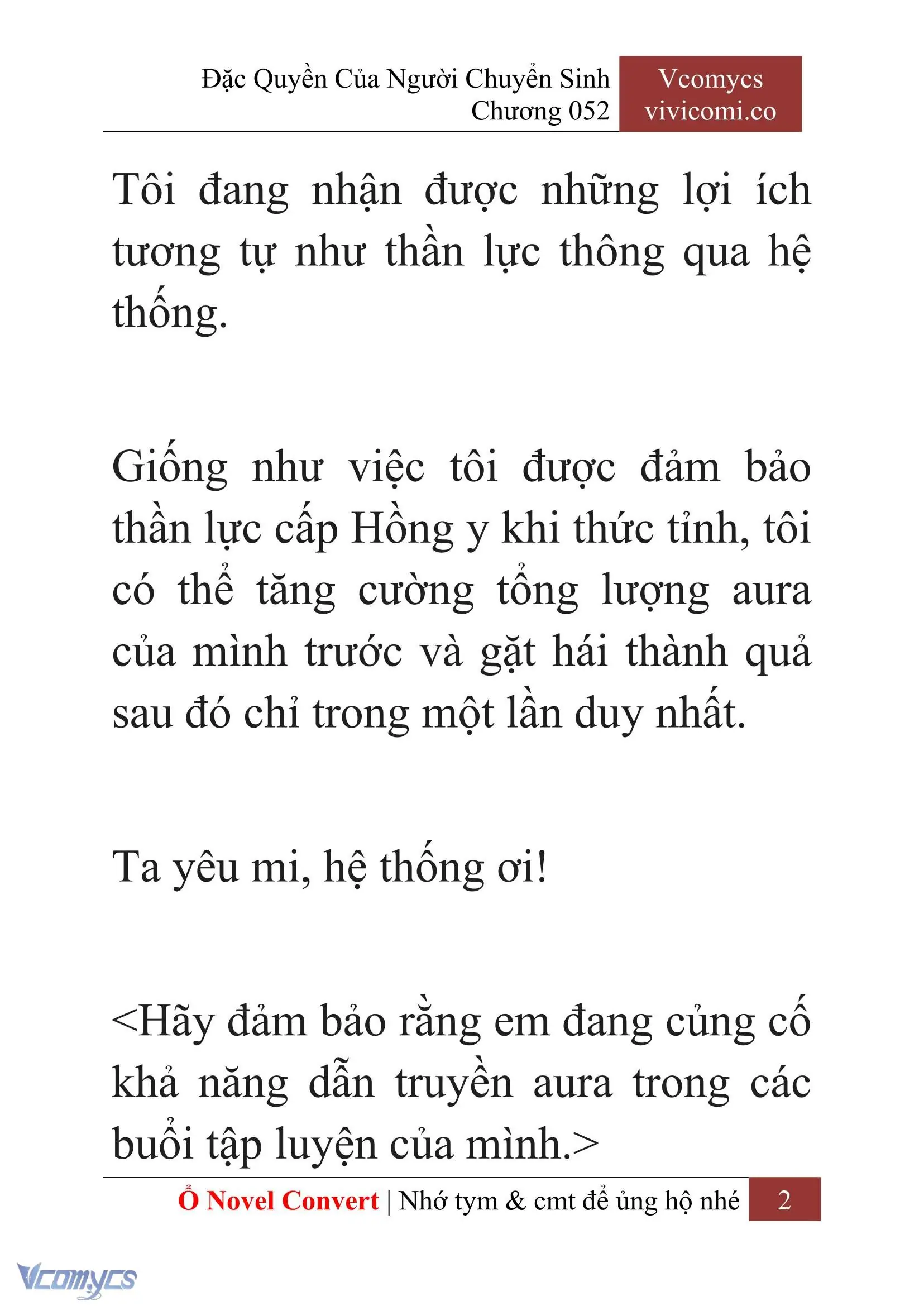 [Novel] Đặc Quyền Của Người Chuyển Sinh Chapter 52 - Trang 5