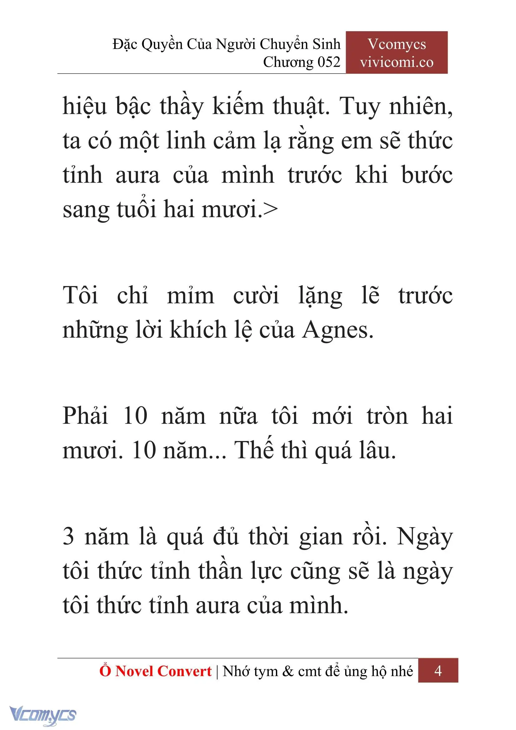 [Novel] Đặc Quyền Của Người Chuyển Sinh Chapter 52 - Trang 7