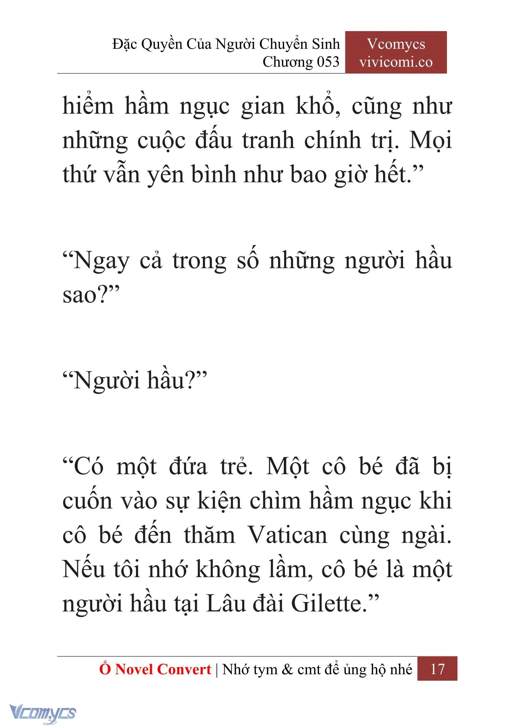[Novel] Đặc Quyền Của Người Chuyển Sinh Chapter 53 - Trang 20