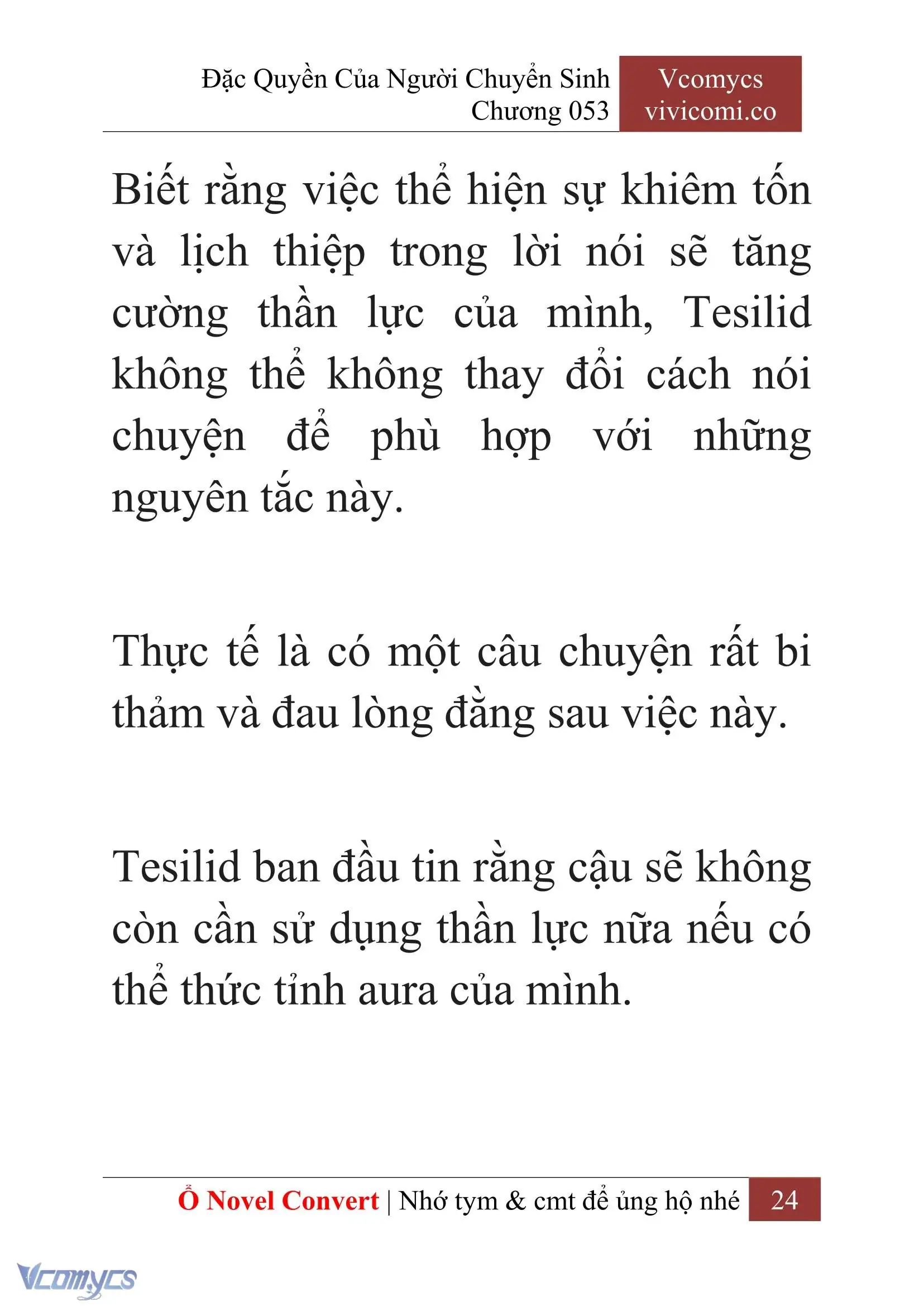 [Novel] Đặc Quyền Của Người Chuyển Sinh Chapter 53 - Trang 27