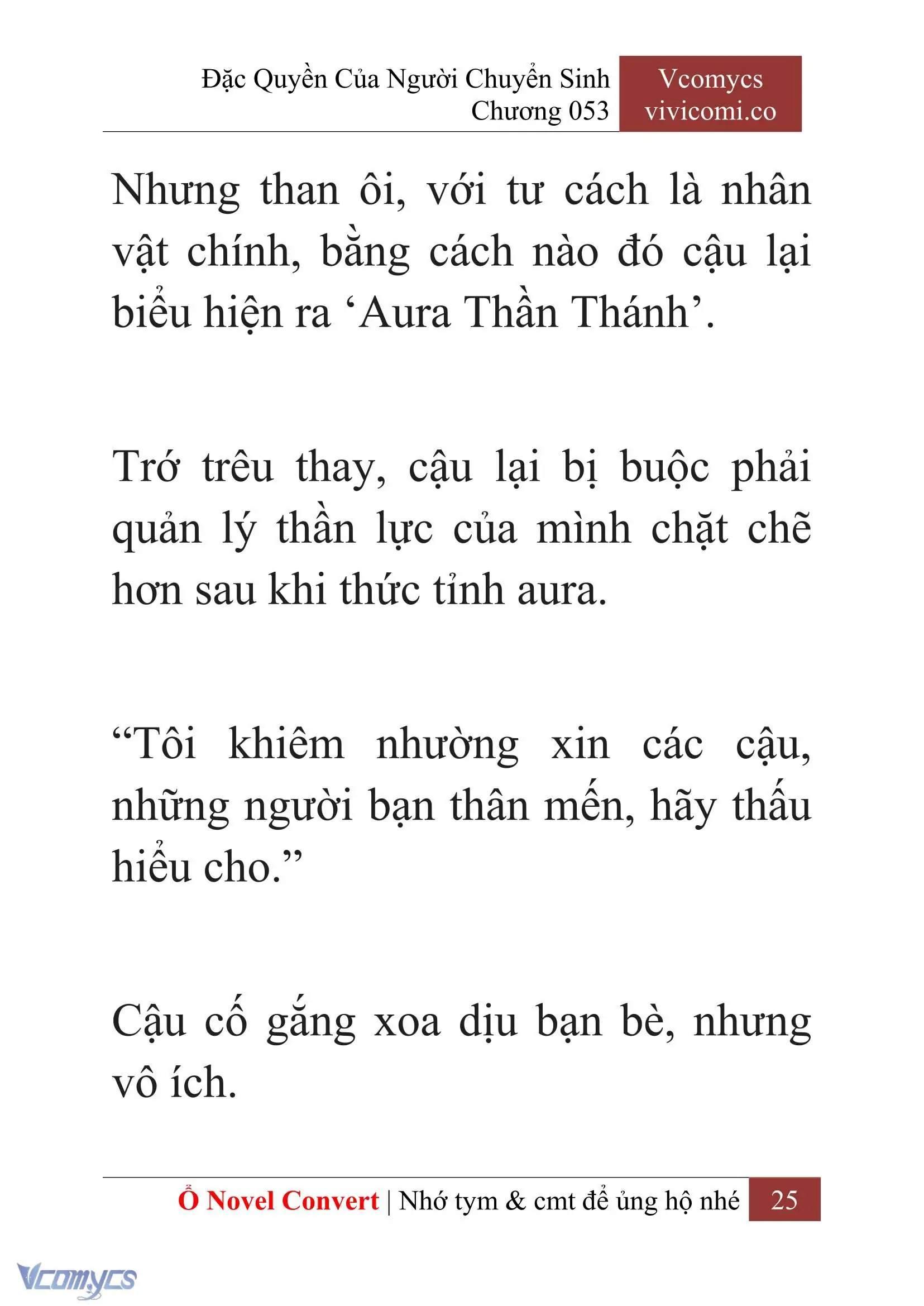 [Novel] Đặc Quyền Của Người Chuyển Sinh Chapter 53 - Trang 28