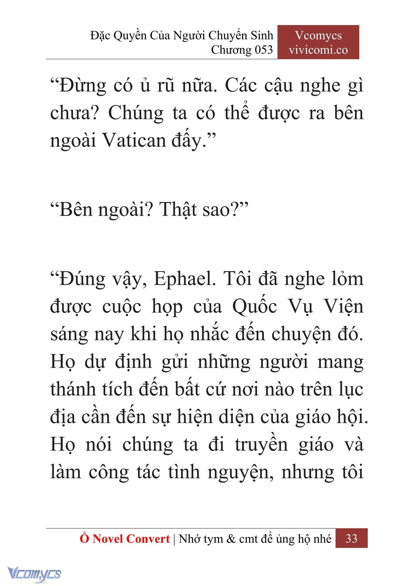 [Novel] Đặc Quyền Của Người Chuyển Sinh Chapter 53 - Trang 35