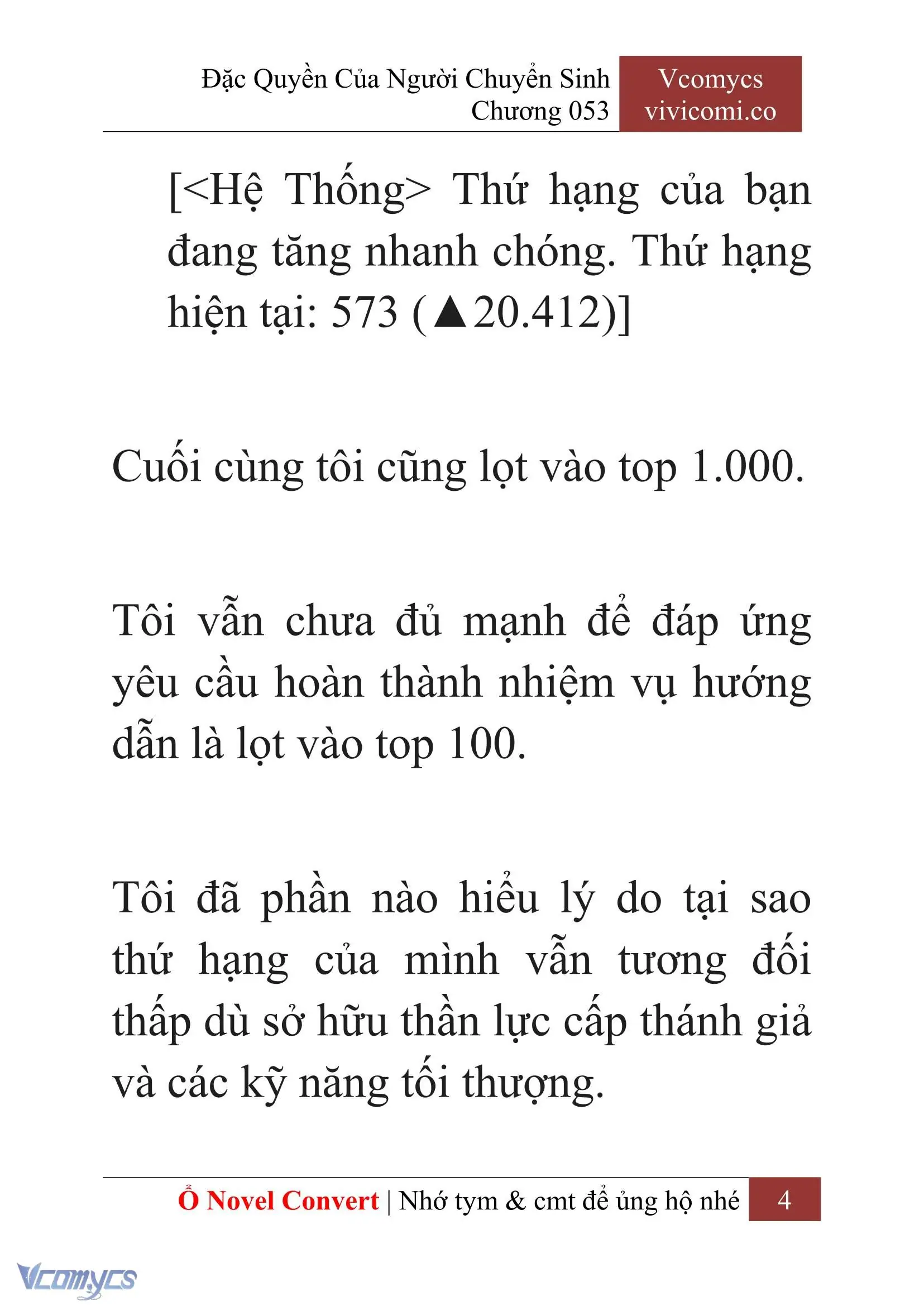 [Novel] Đặc Quyền Của Người Chuyển Sinh Chapter 53 - Trang 7