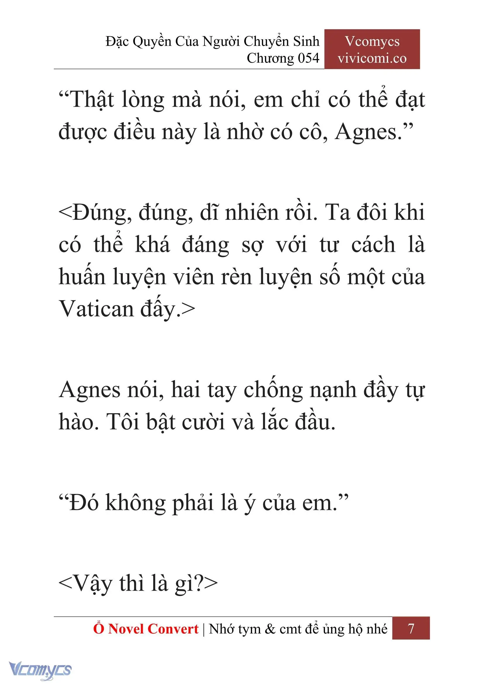 [Novel] Đặc Quyền Của Người Chuyển Sinh Chapter 54 - Trang 10