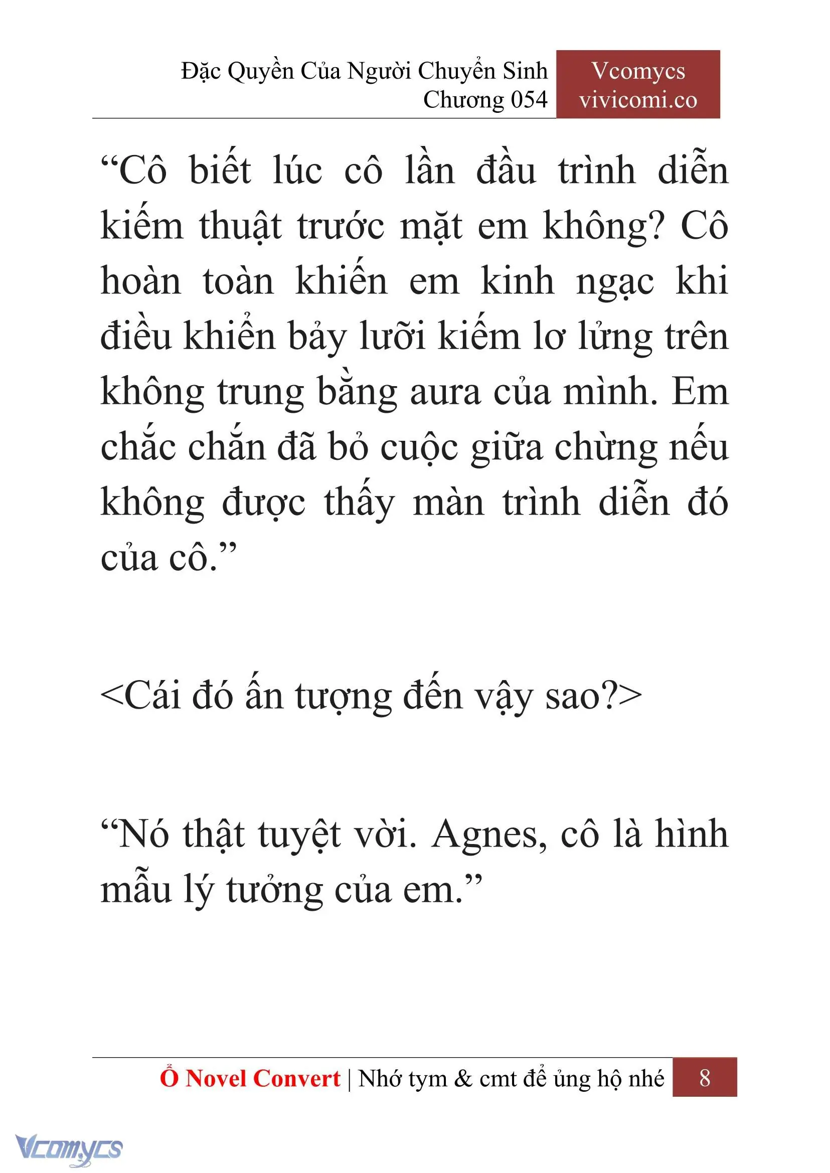[Novel] Đặc Quyền Của Người Chuyển Sinh Chapter 54 - Trang 11