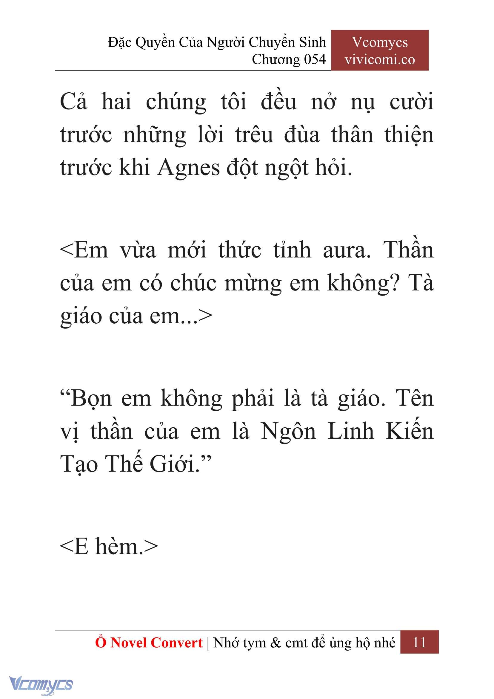 [Novel] Đặc Quyền Của Người Chuyển Sinh Chapter 54 - Trang 14