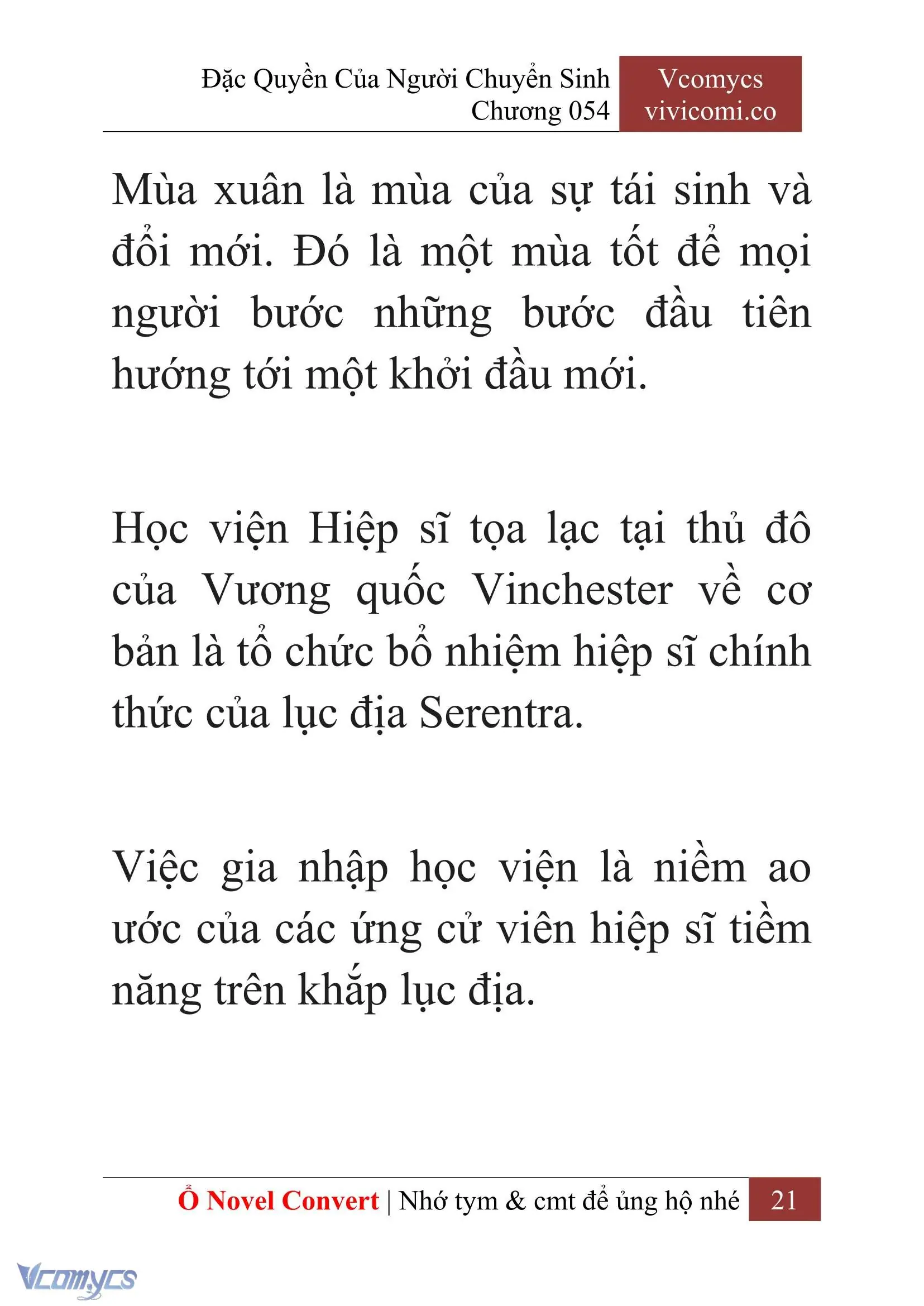 [Novel] Đặc Quyền Của Người Chuyển Sinh Chapter 54 - Trang 24