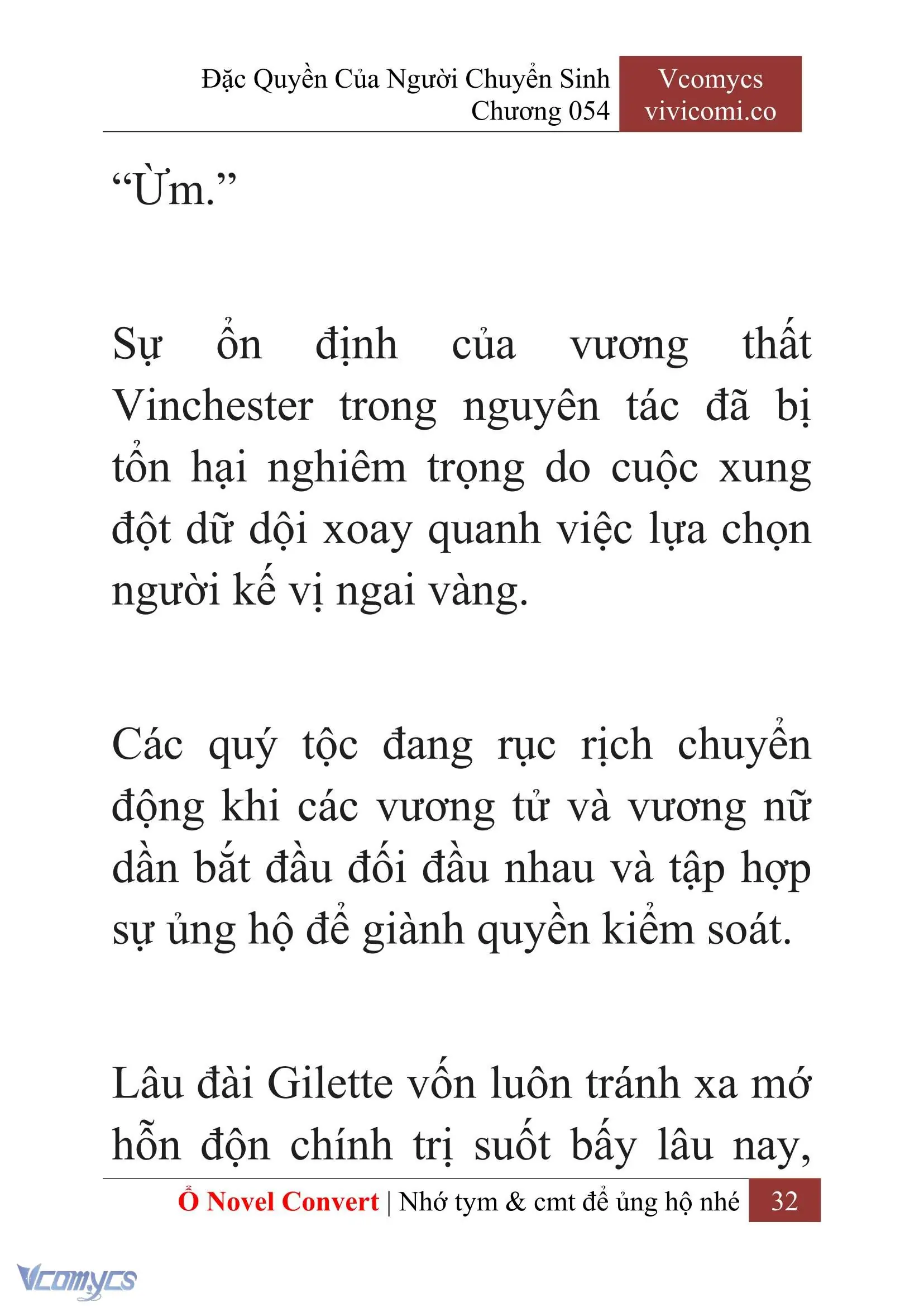 [Novel] Đặc Quyền Của Người Chuyển Sinh Chapter 54 - Trang 35