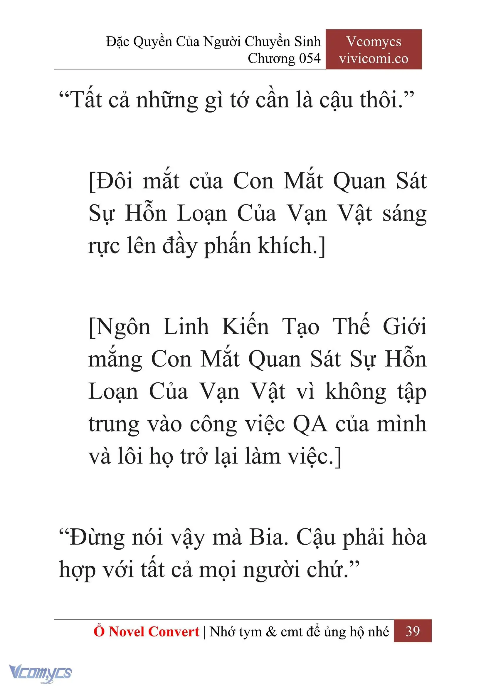 [Novel] Đặc Quyền Của Người Chuyển Sinh Chapter 54 - Trang 42