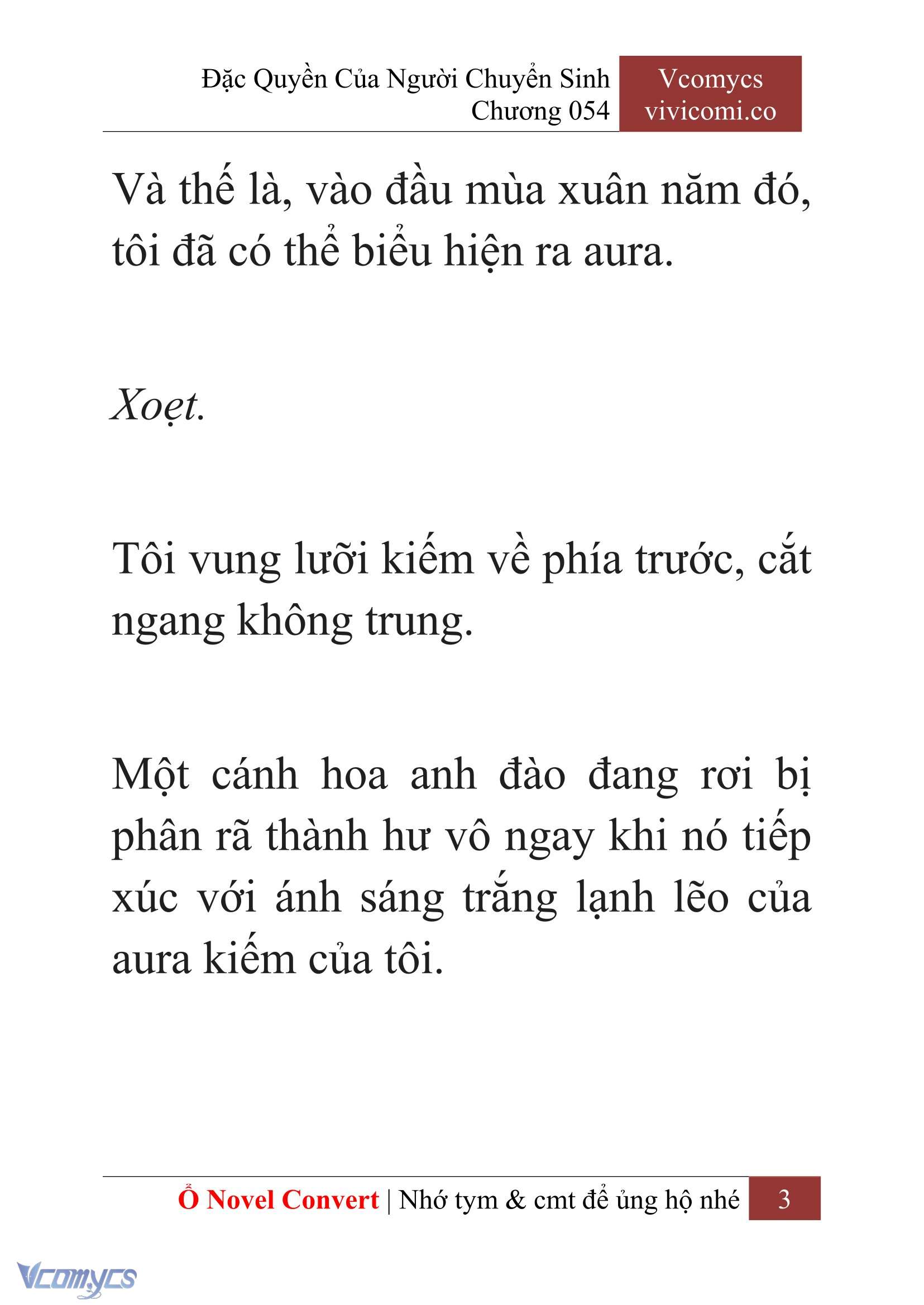 [Novel] Đặc Quyền Của Người Chuyển Sinh Chapter 54 - Trang 6