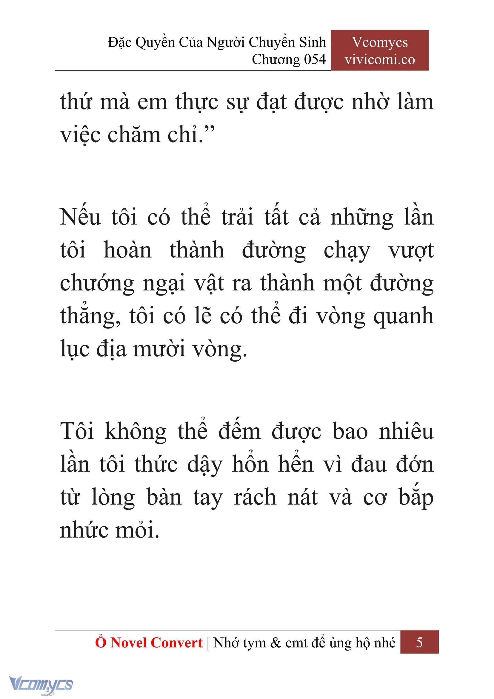 [Novel] Đặc Quyền Của Người Chuyển Sinh Chapter 54 - Trang 8