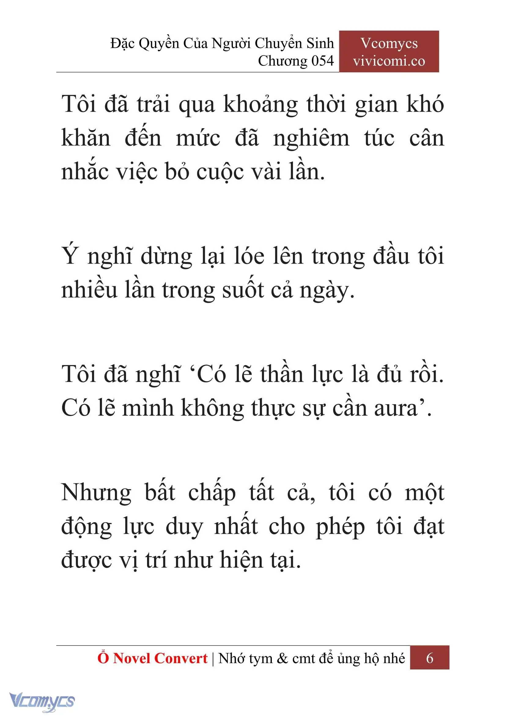 [Novel] Đặc Quyền Của Người Chuyển Sinh Chapter 54 - Trang 9
