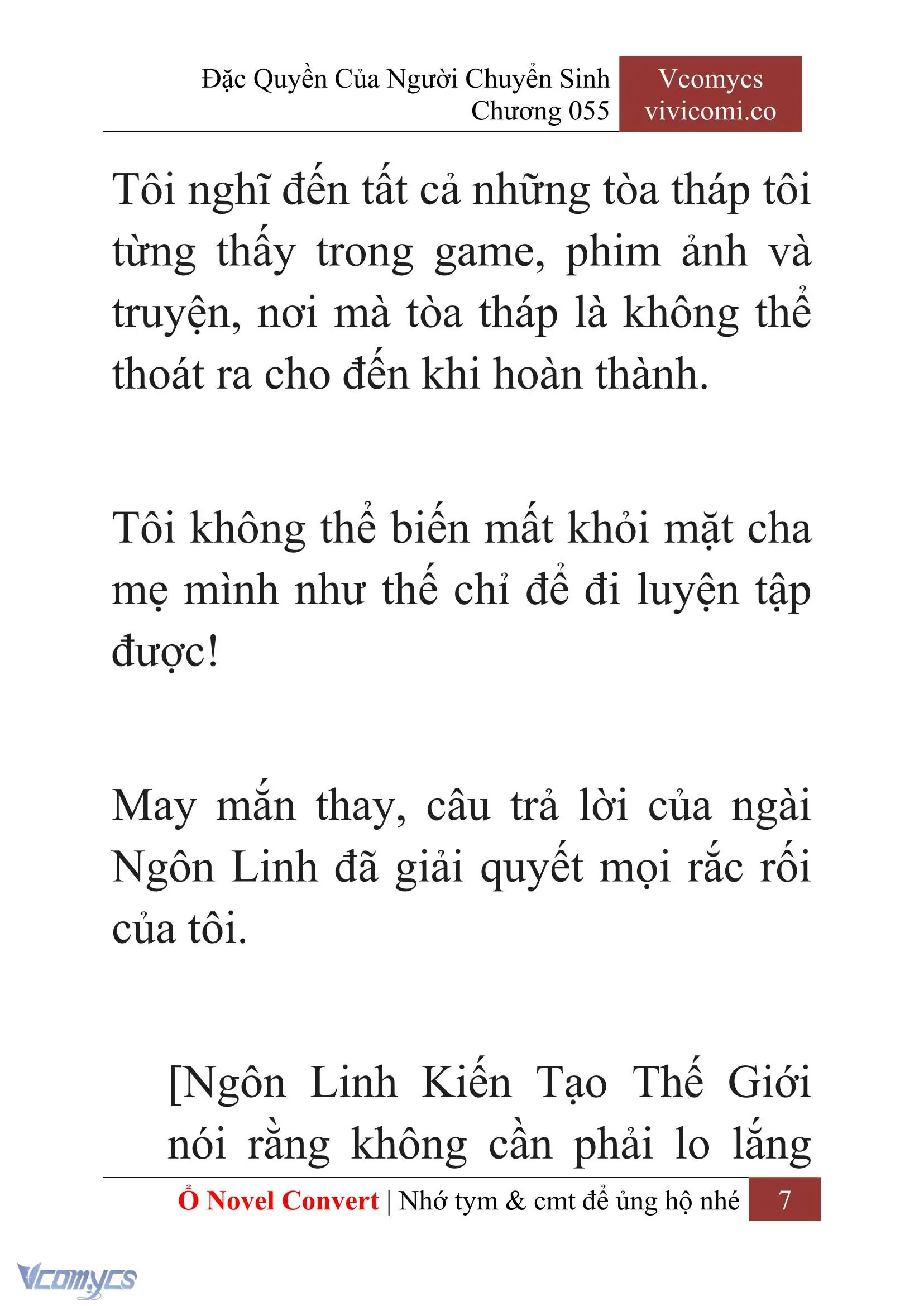 [Novel] Đặc Quyền Của Người Chuyển Sinh Chapter 55 - Trang 10