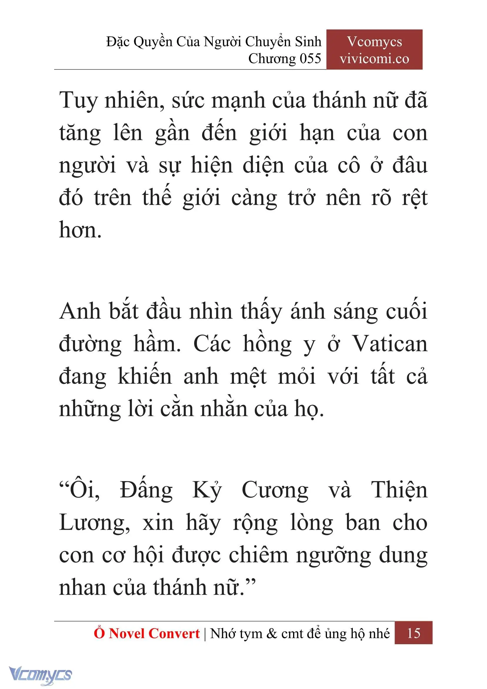 [Novel] Đặc Quyền Của Người Chuyển Sinh Chapter 55 - Trang 18