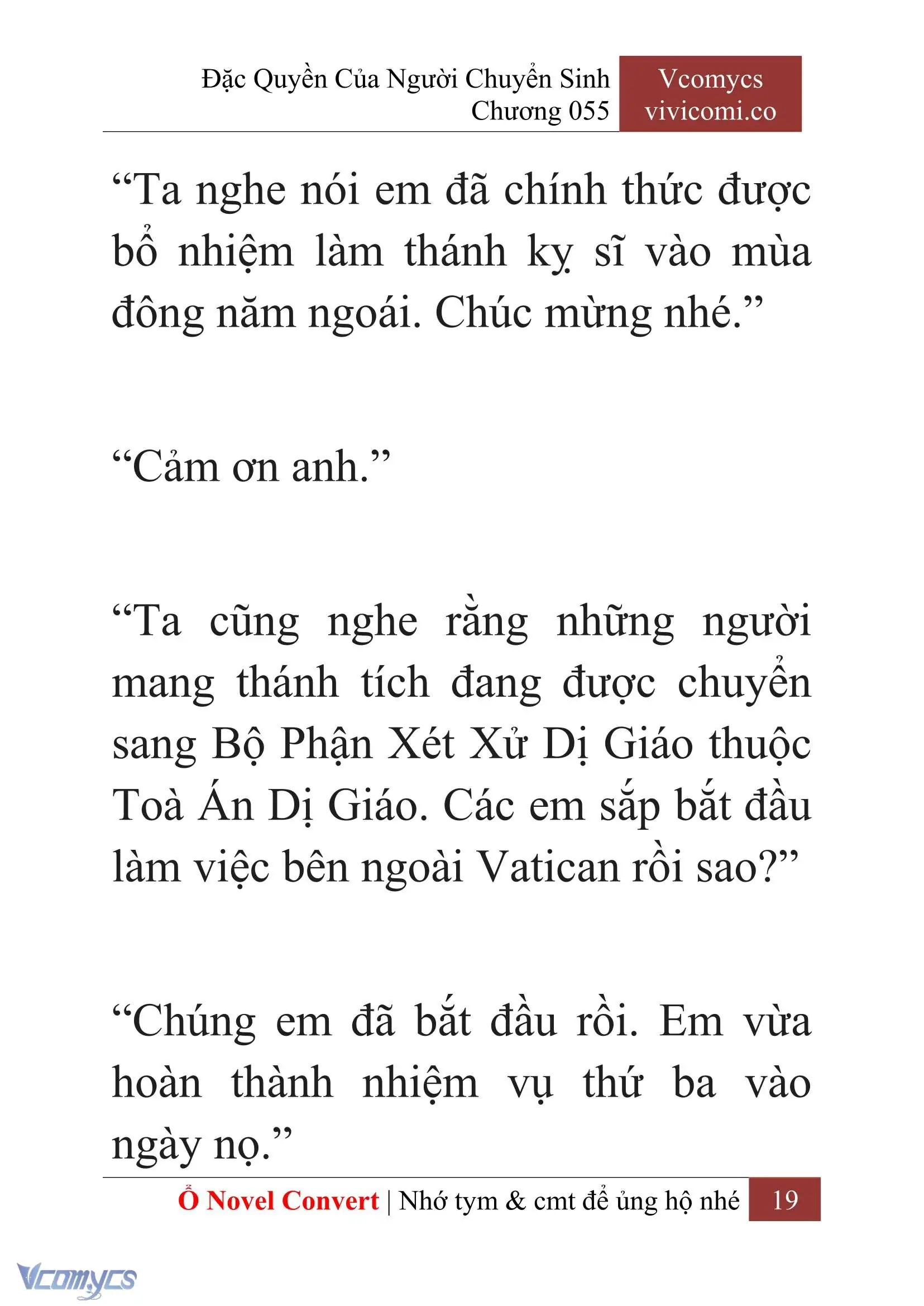 [Novel] Đặc Quyền Của Người Chuyển Sinh Chapter 55 - Trang 22
