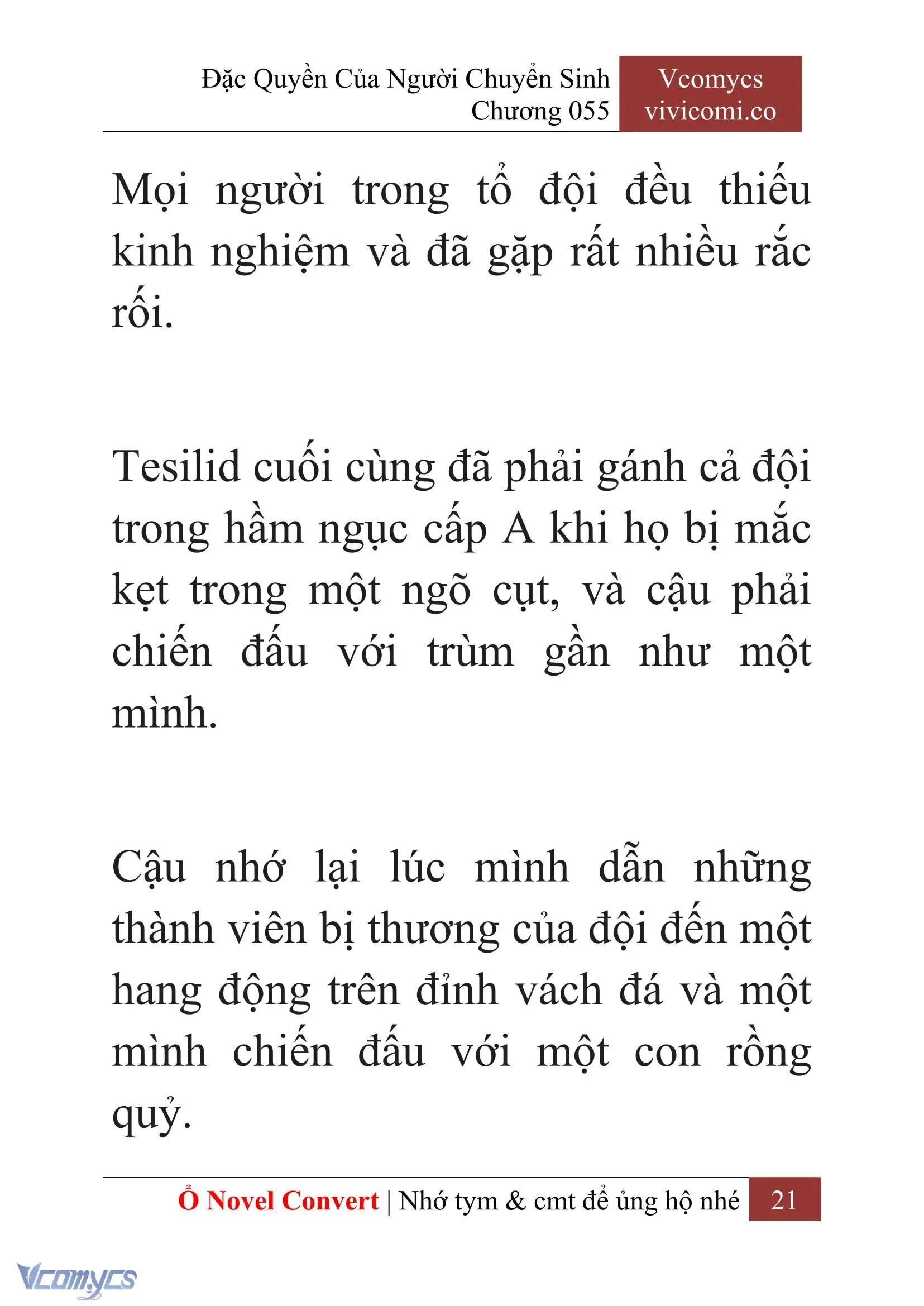[Novel] Đặc Quyền Của Người Chuyển Sinh Chapter 55 - Trang 24