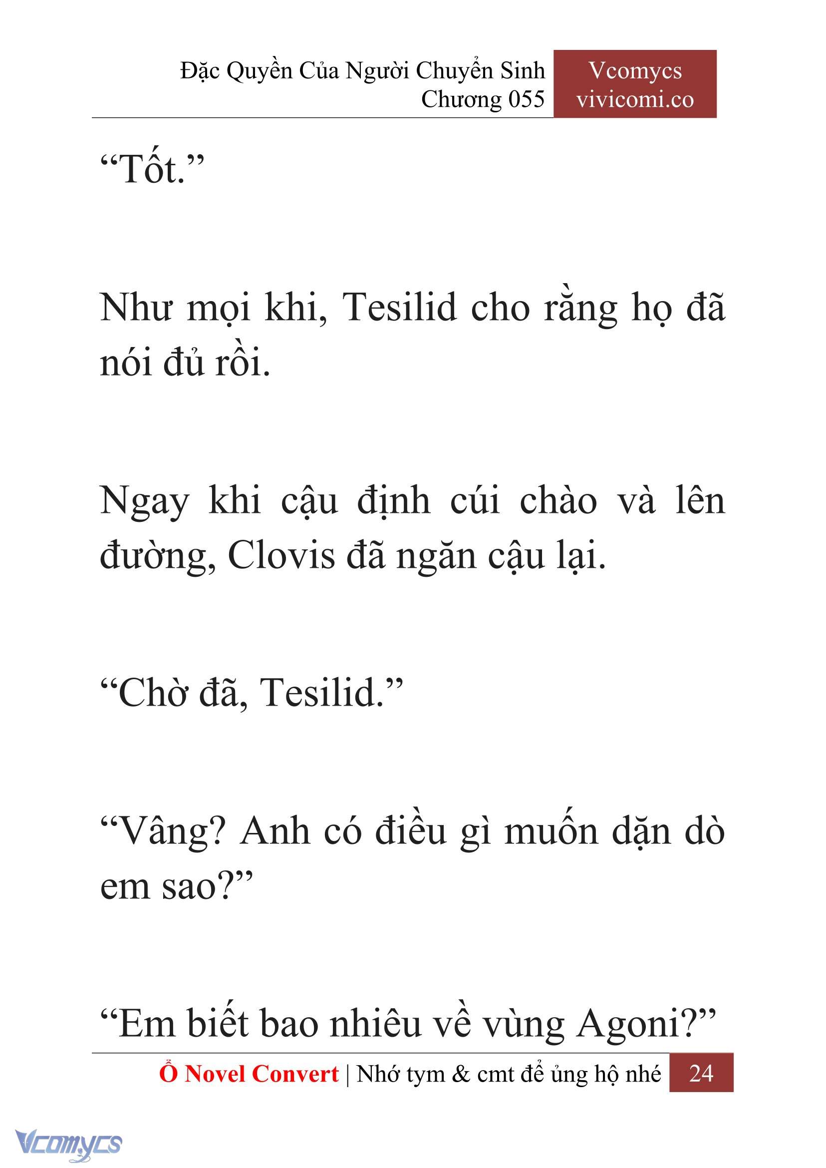 [Novel] Đặc Quyền Của Người Chuyển Sinh Chapter 55 - Trang 27
