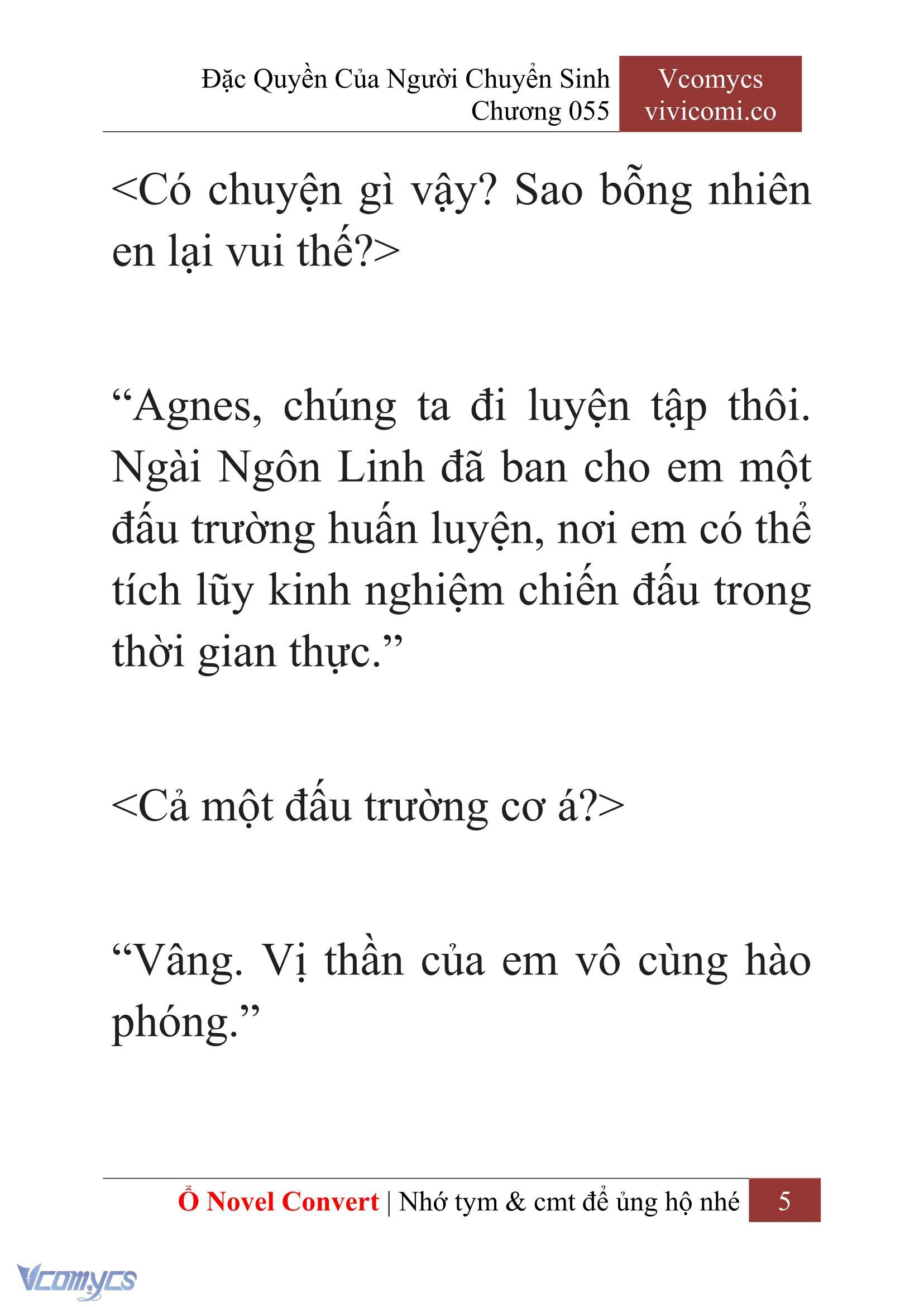 [Novel] Đặc Quyền Của Người Chuyển Sinh Chapter 55 - Trang 8