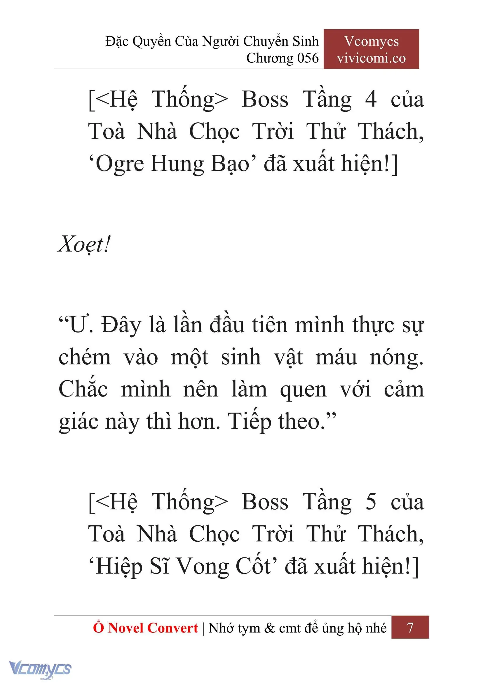 [Novel] Đặc Quyền Của Người Chuyển Sinh Chapter 56 - Trang 9