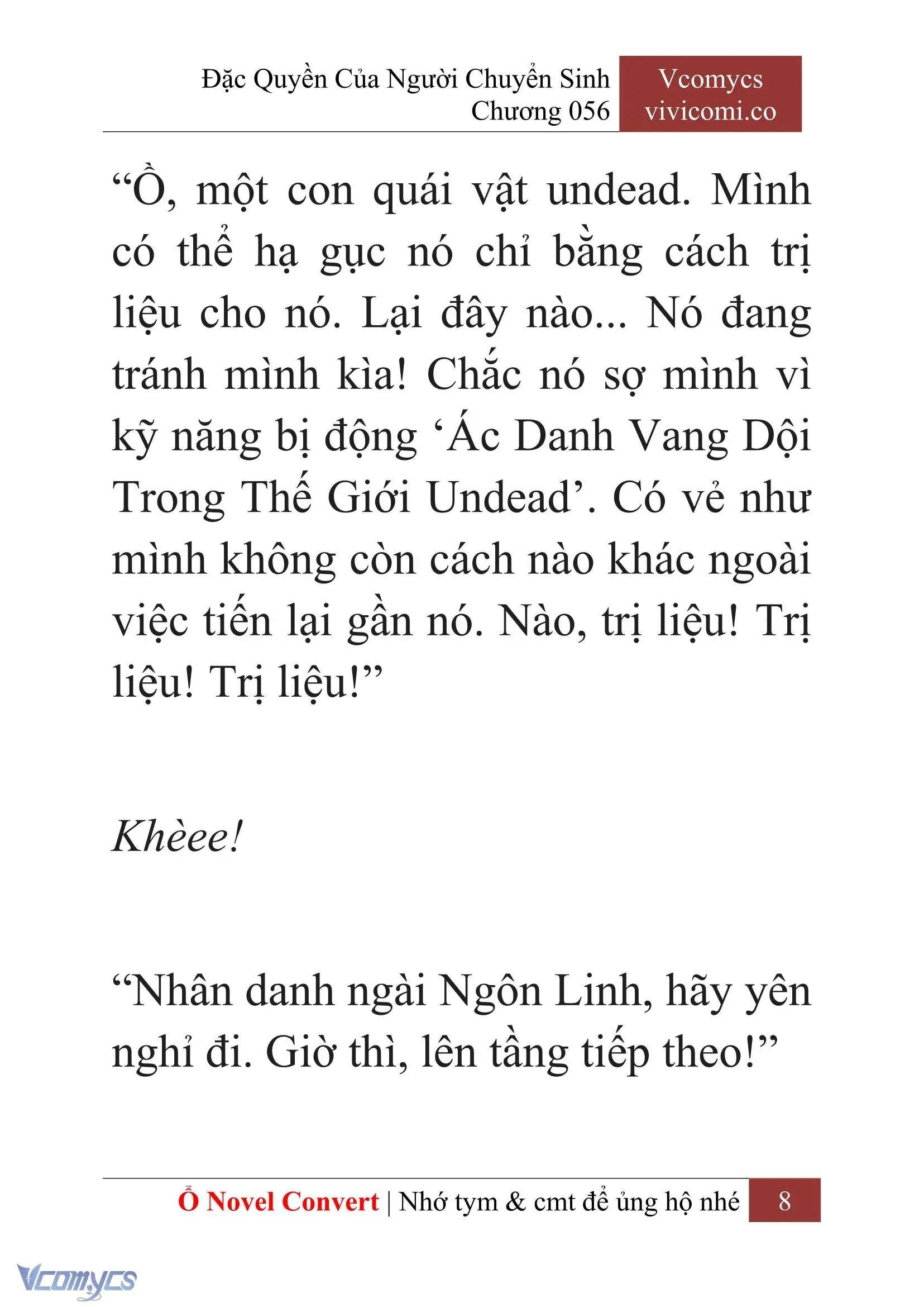 [Novel] Đặc Quyền Của Người Chuyển Sinh Chapter 56 - Trang 10