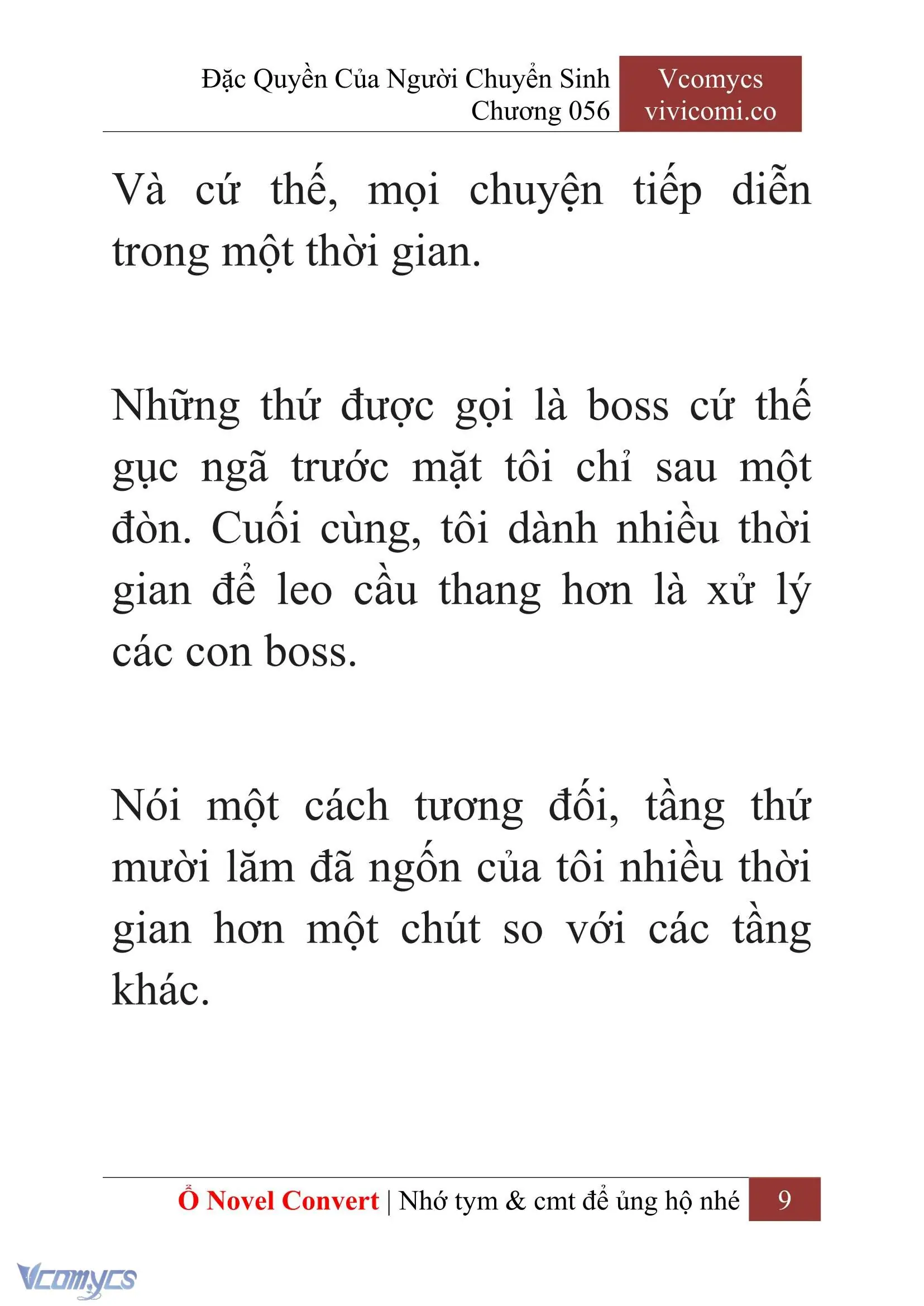 [Novel] Đặc Quyền Của Người Chuyển Sinh Chapter 56 - Trang 11