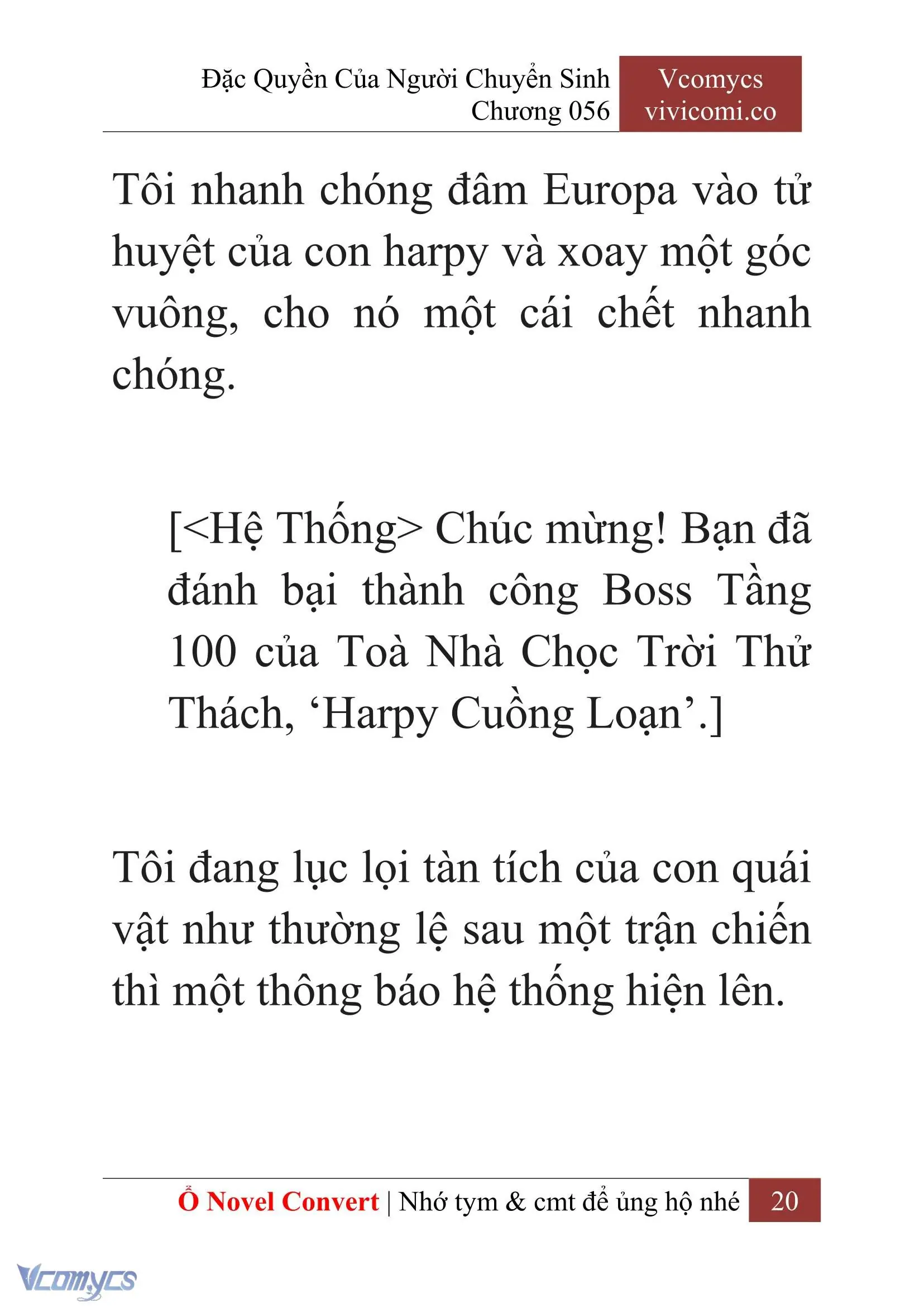 [Novel] Đặc Quyền Của Người Chuyển Sinh Chapter 56 - Trang 22