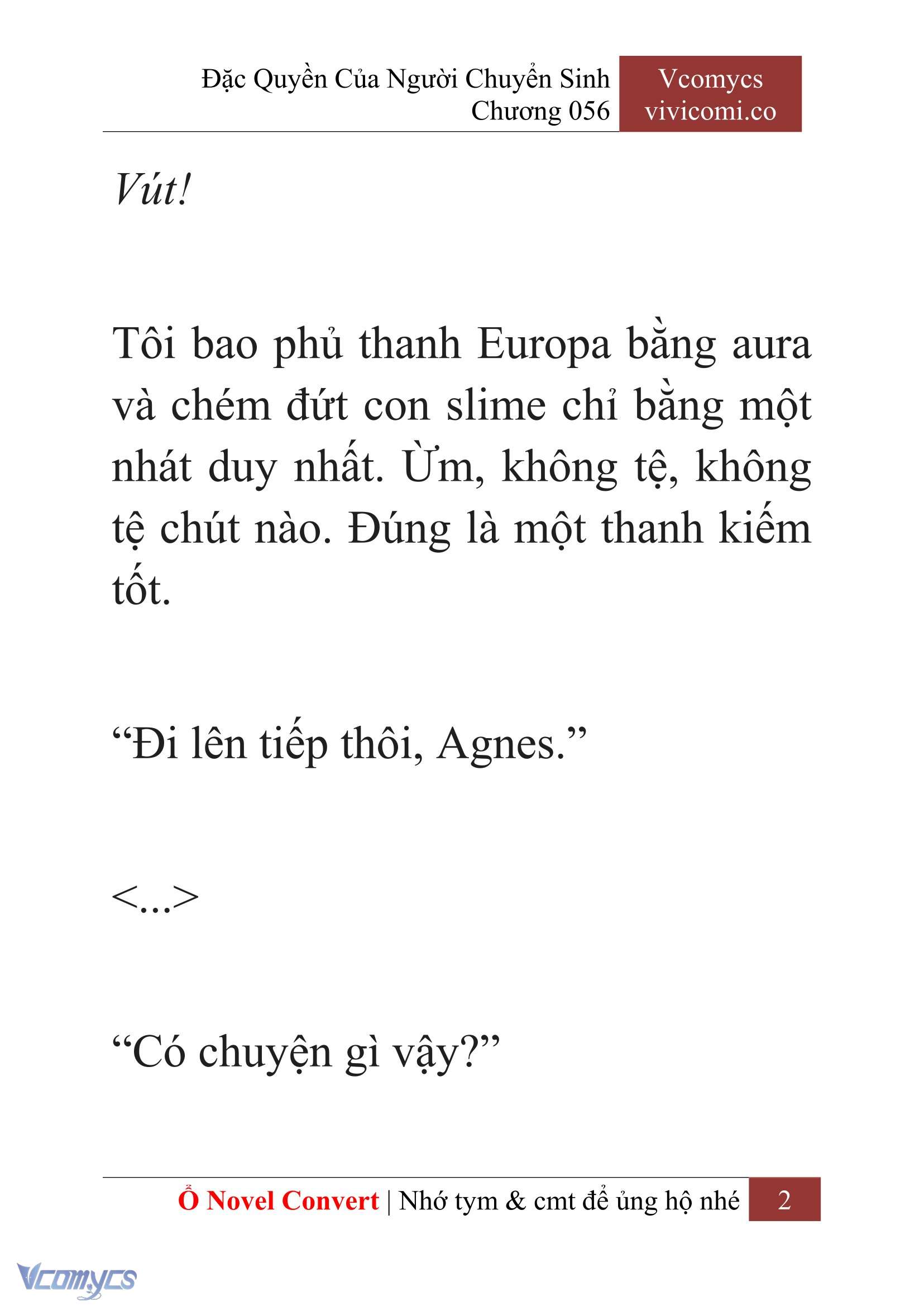 [Novel] Đặc Quyền Của Người Chuyển Sinh Chapter 56 - Trang 4