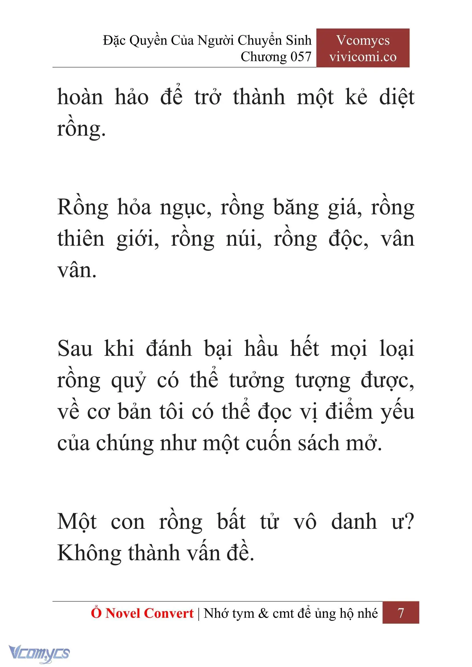 [Novel] Đặc Quyền Của Người Chuyển Sinh Chapter 57 - Trang 10