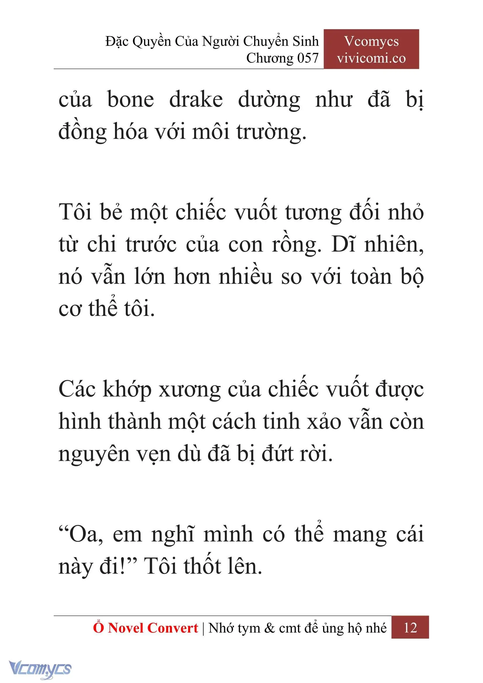 [Novel] Đặc Quyền Của Người Chuyển Sinh Chapter 57 - Trang 15