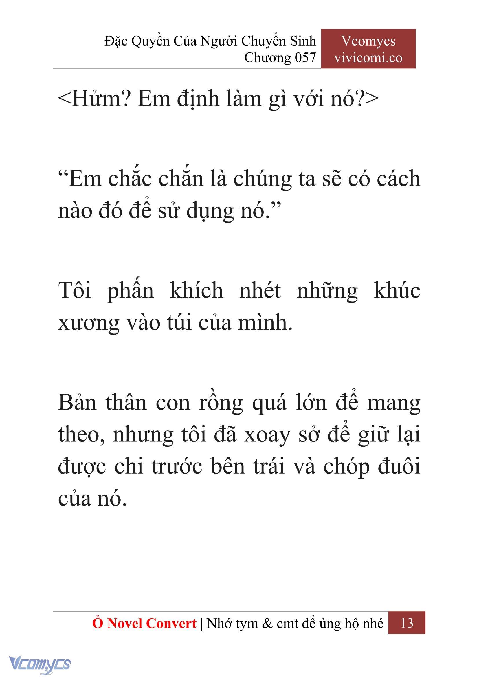 [Novel] Đặc Quyền Của Người Chuyển Sinh Chapter 57 - Trang 16
