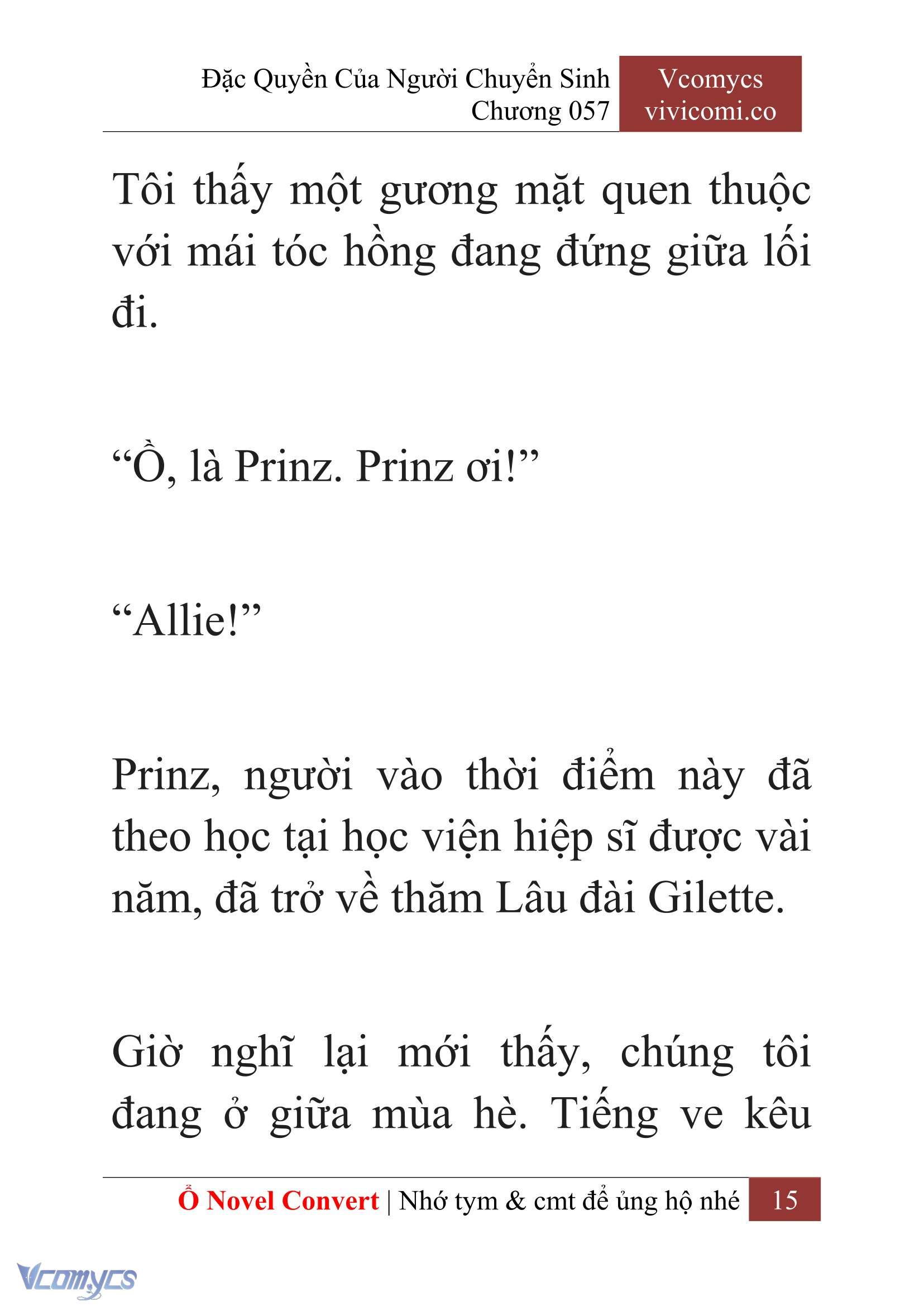 [Novel] Đặc Quyền Của Người Chuyển Sinh Chapter 57 - Trang 18