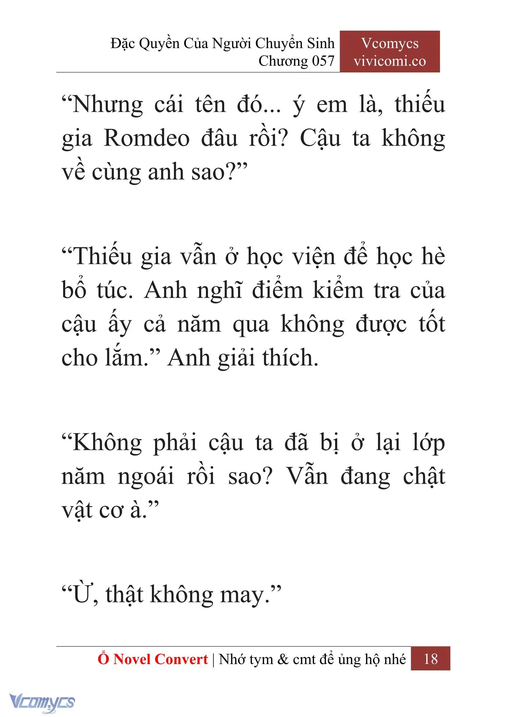 [Novel] Đặc Quyền Của Người Chuyển Sinh Chapter 57 - Trang 21