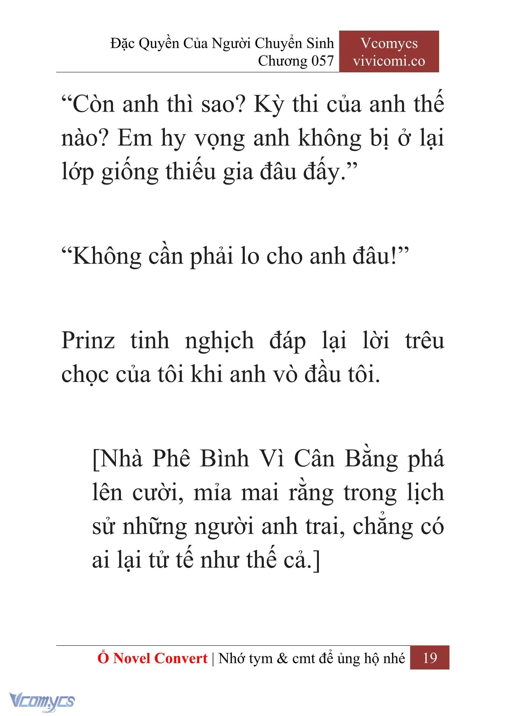[Novel] Đặc Quyền Của Người Chuyển Sinh Chapter 57 - Trang 22