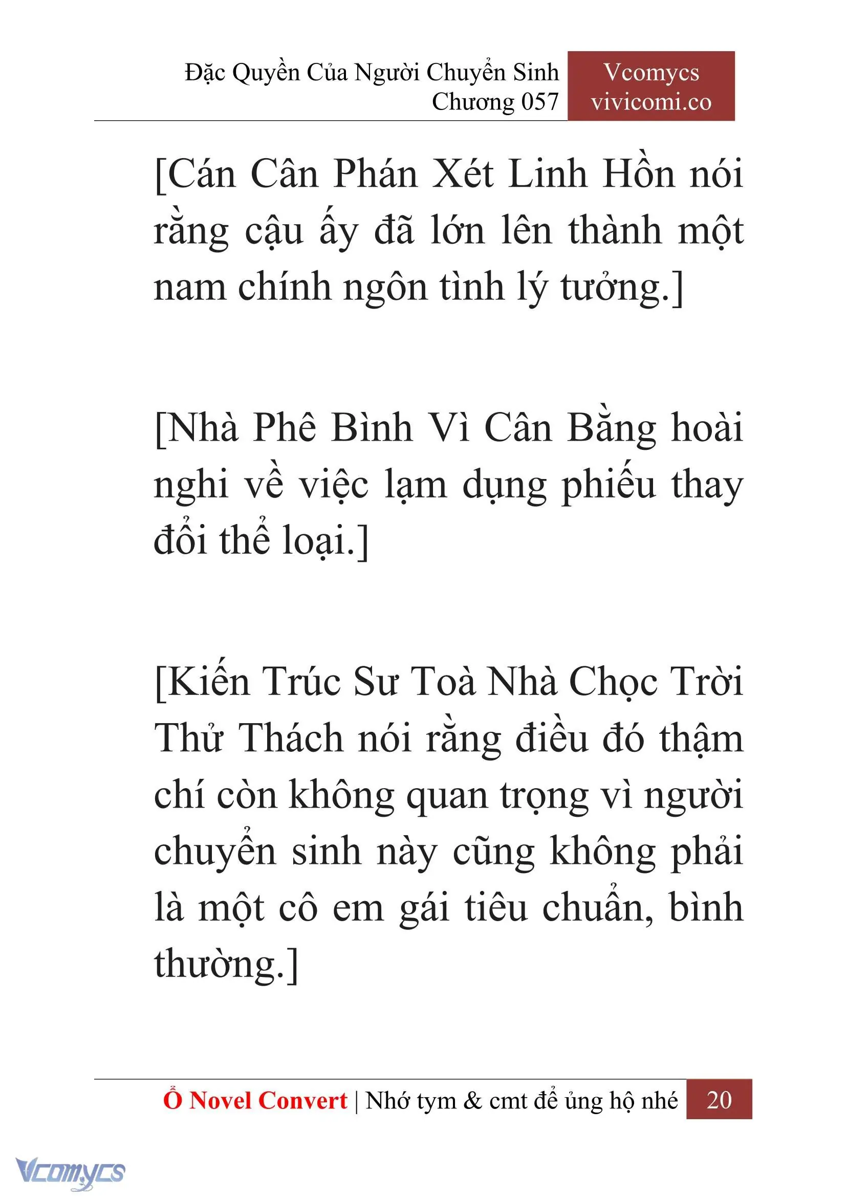 [Novel] Đặc Quyền Của Người Chuyển Sinh Chapter 57 - Trang 23