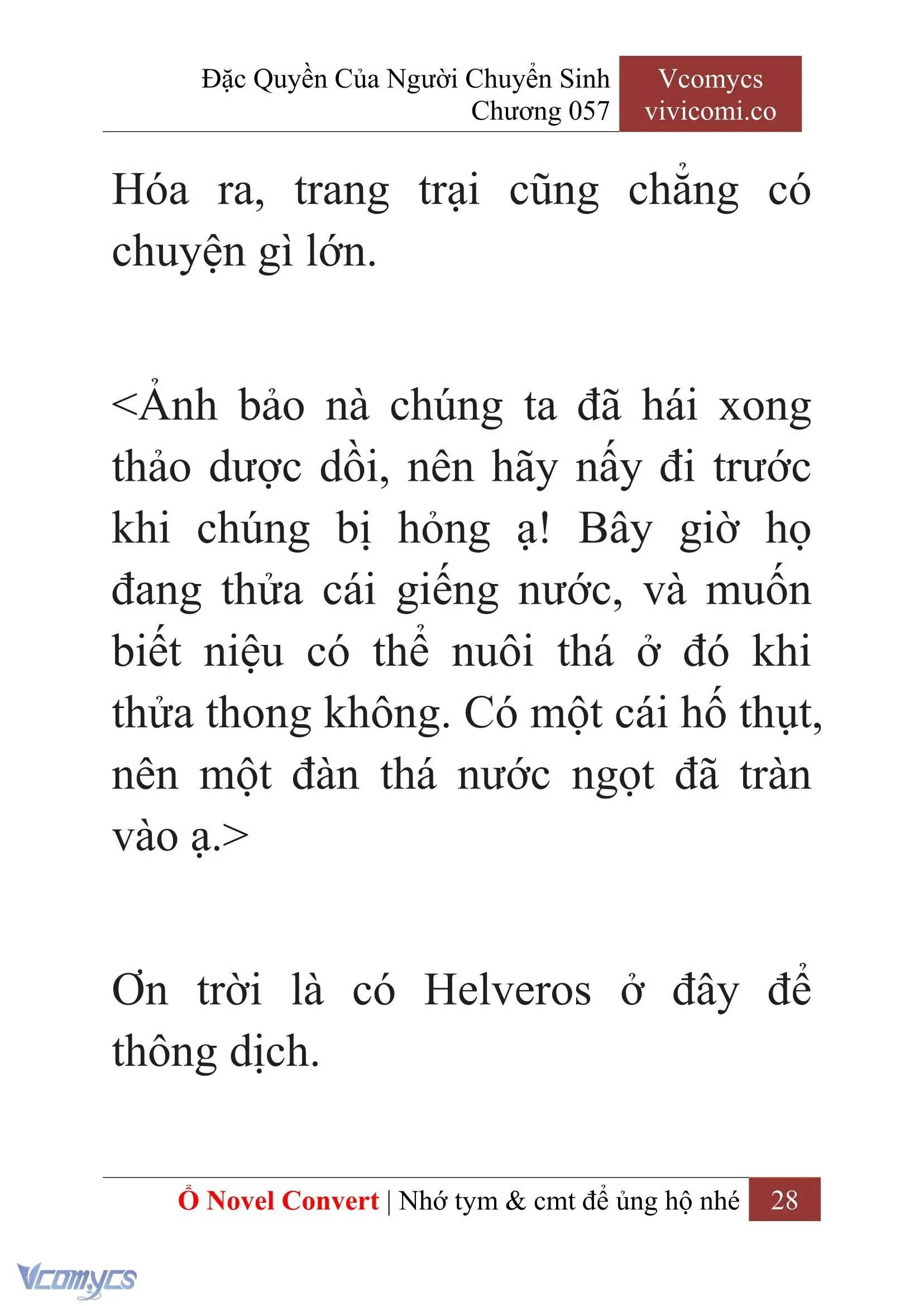 [Novel] Đặc Quyền Của Người Chuyển Sinh Chapter 57 - Trang 31