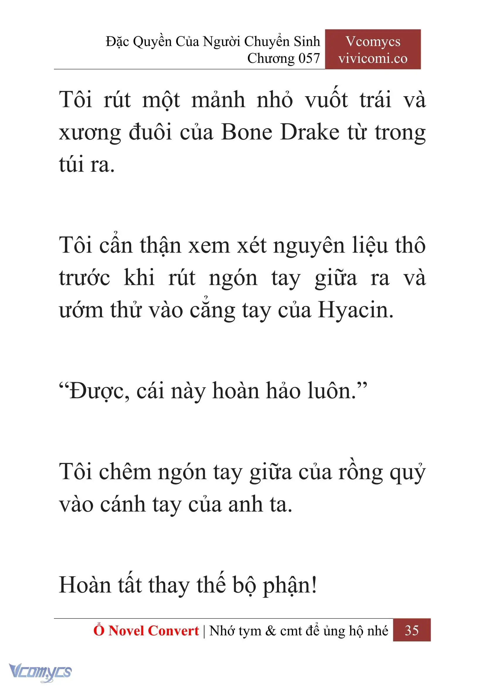 [Novel] Đặc Quyền Của Người Chuyển Sinh Chapter 57 - Trang 38