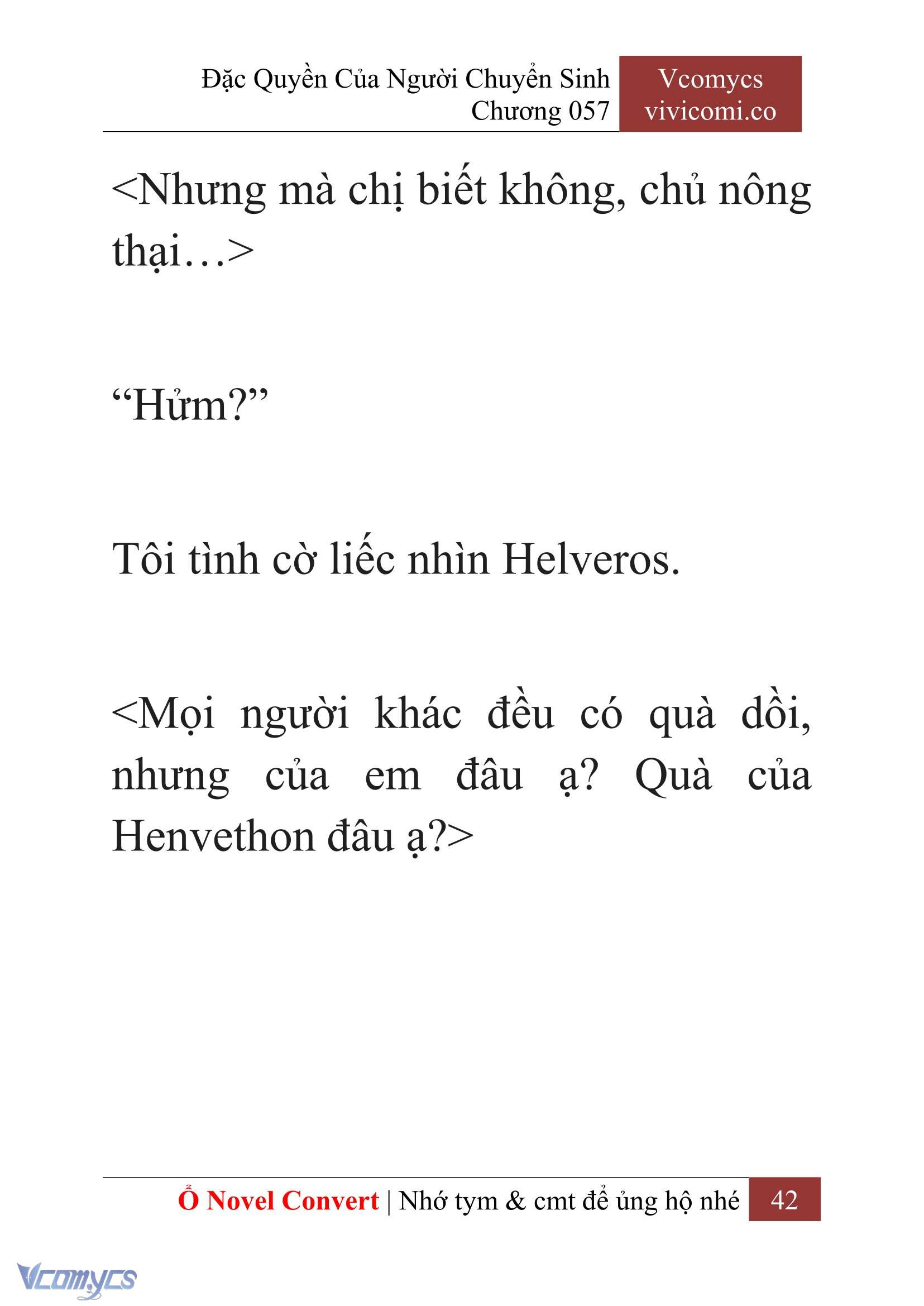 [Novel] Đặc Quyền Của Người Chuyển Sinh Chapter 57 - Trang 45