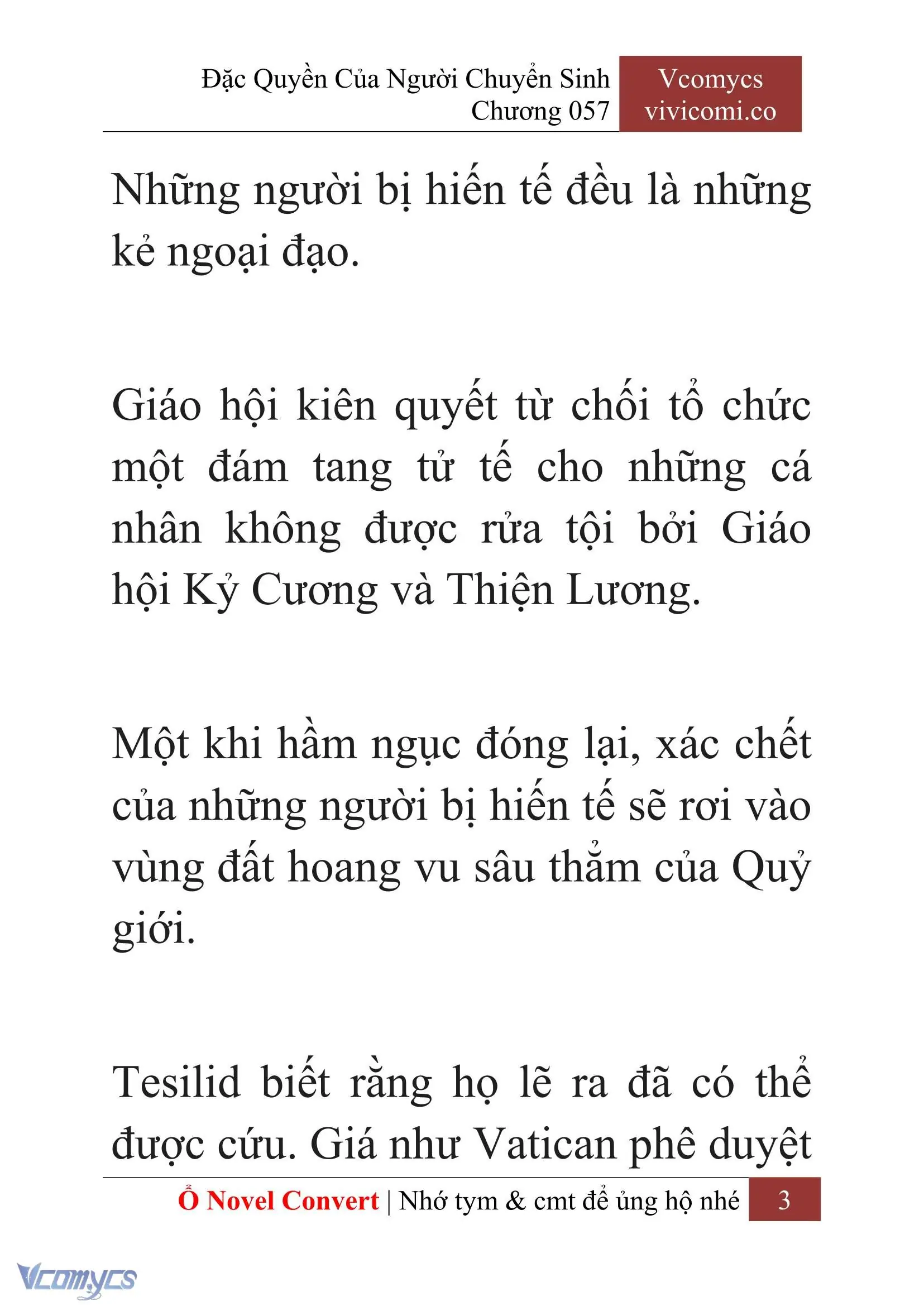 [Novel] Đặc Quyền Của Người Chuyển Sinh Chapter 57 - Trang 6