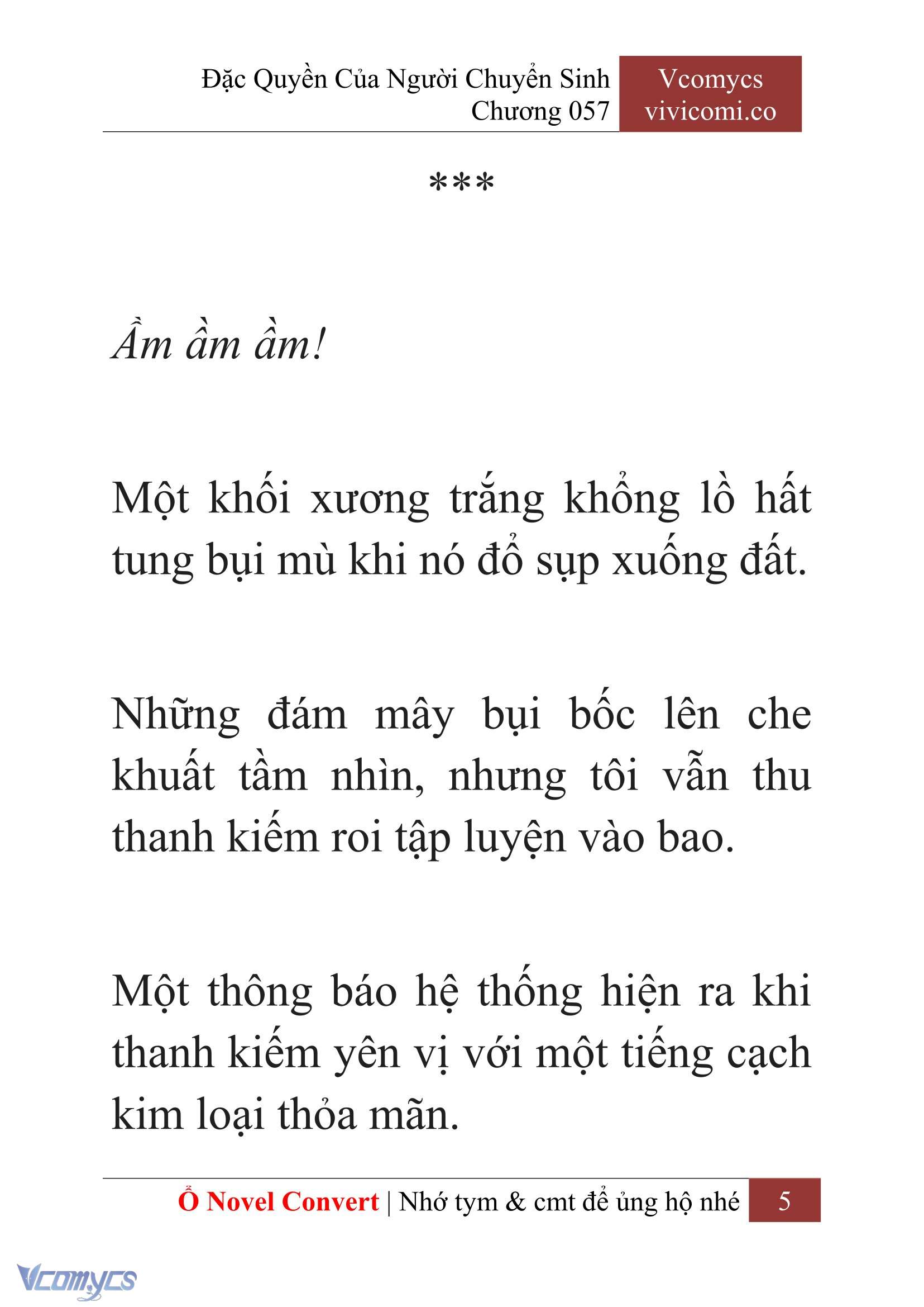 [Novel] Đặc Quyền Của Người Chuyển Sinh Chapter 57 - Trang 8