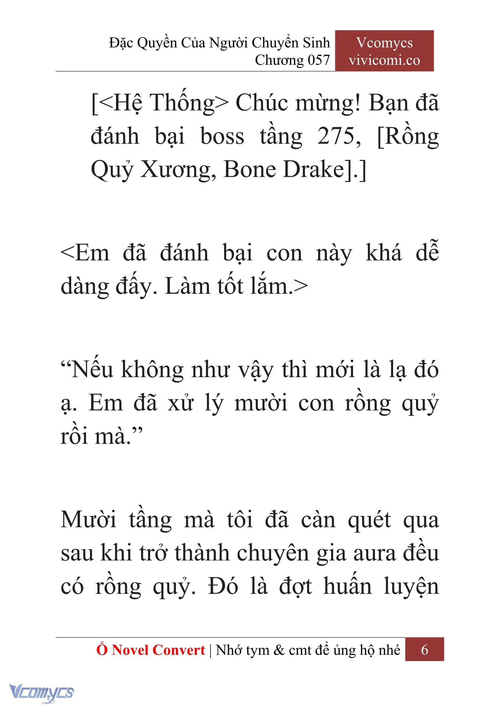 [Novel] Đặc Quyền Của Người Chuyển Sinh Chapter 57 - Trang 9