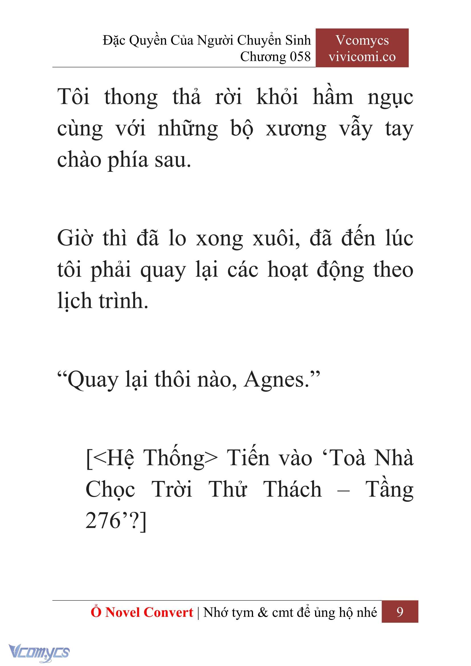 [Novel] Đặc Quyền Của Người Chuyển Sinh Chapter 58 - Trang 12