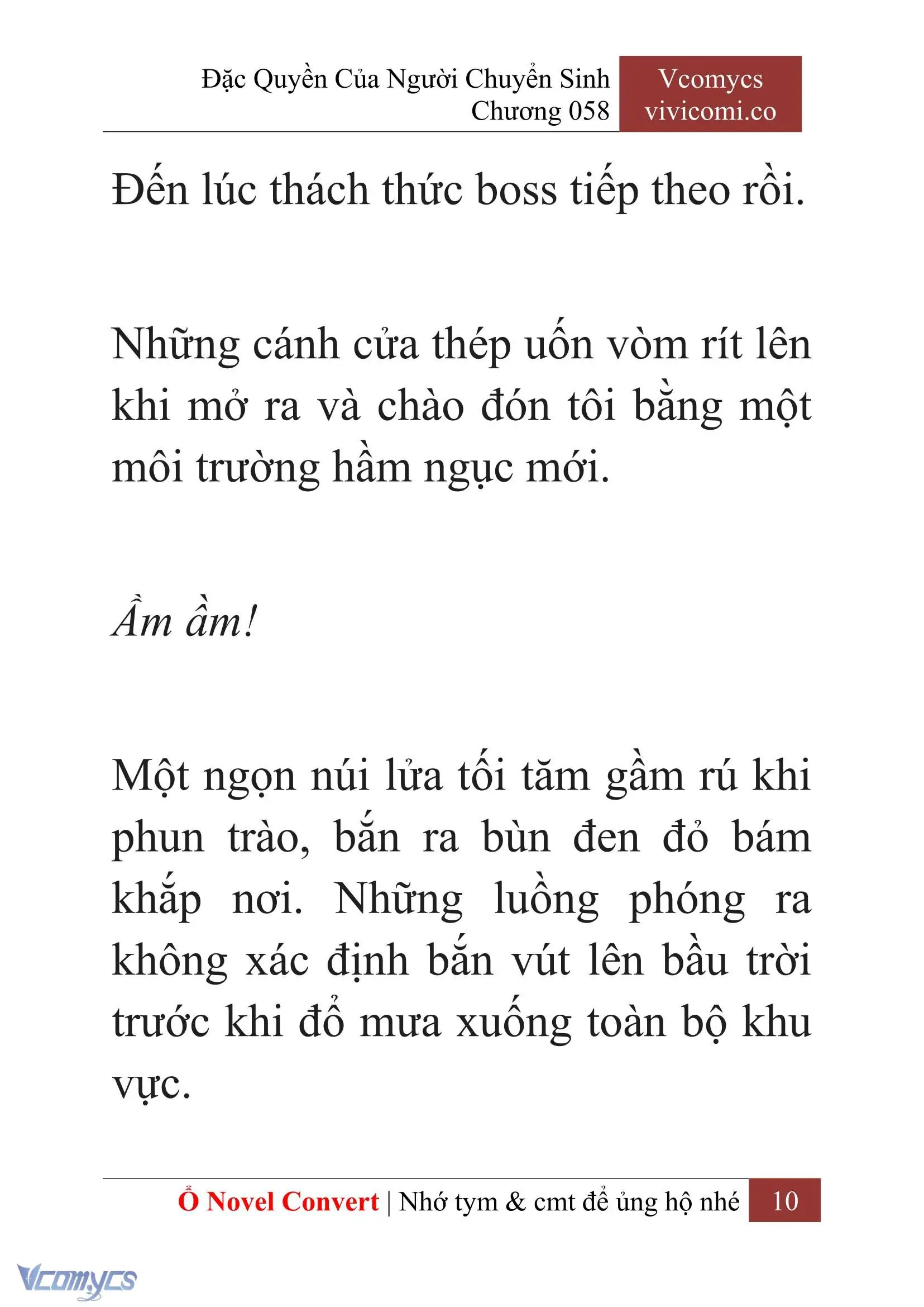 [Novel] Đặc Quyền Của Người Chuyển Sinh Chapter 58 - Trang 13