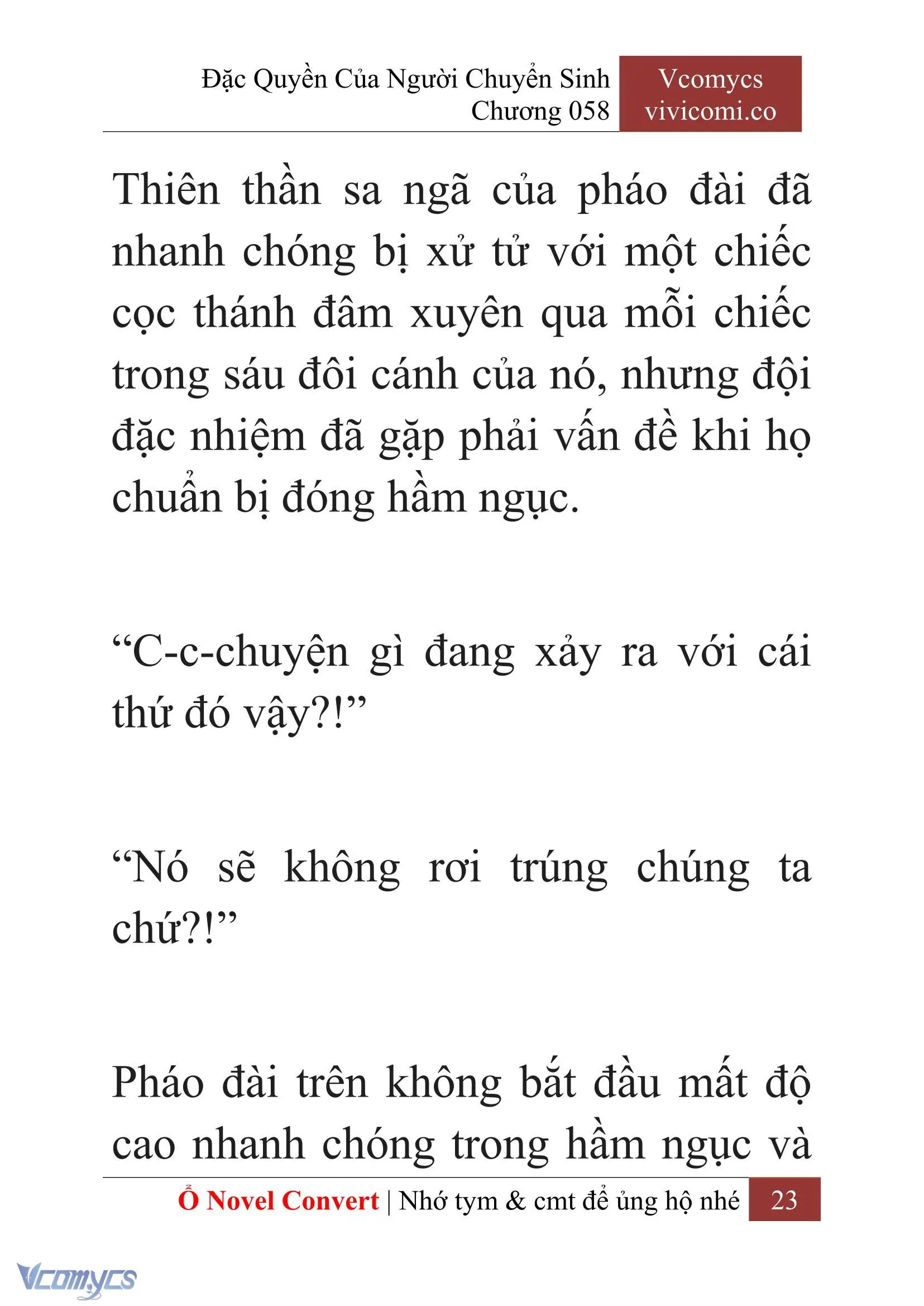 [Novel] Đặc Quyền Của Người Chuyển Sinh Chapter 58 - Trang 26